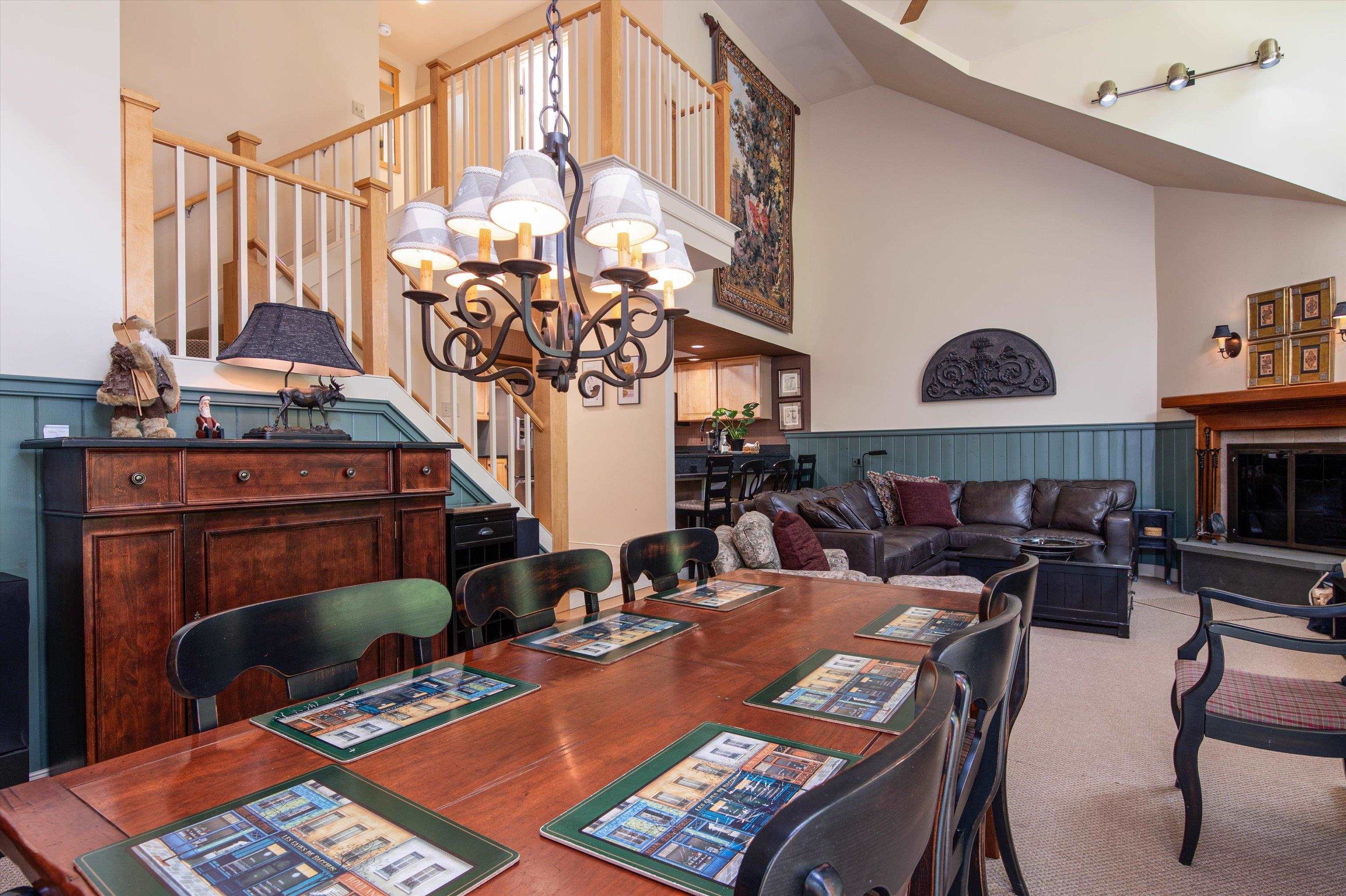 Tasteful wooden stair rails leading to upper 2 bedrooms 23533923