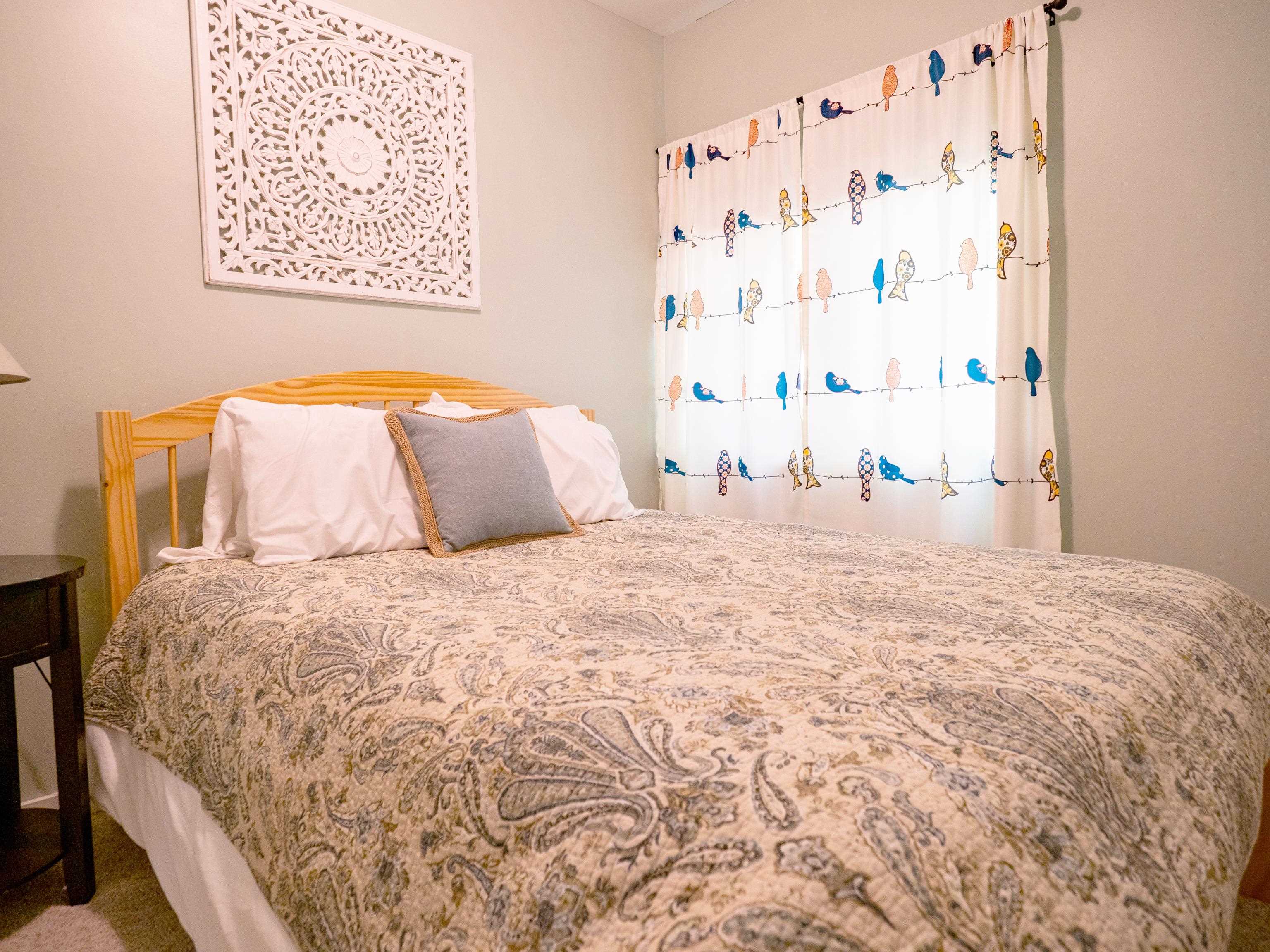 Lower level guest room