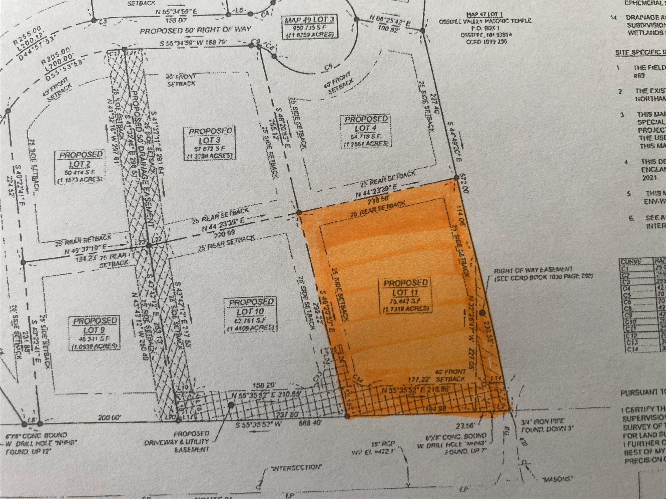 Village of Center Ossipee in Town of Ossipee NH Land for sale $$89,900 | 1.73 Acres  | Price Per Acre $0 
