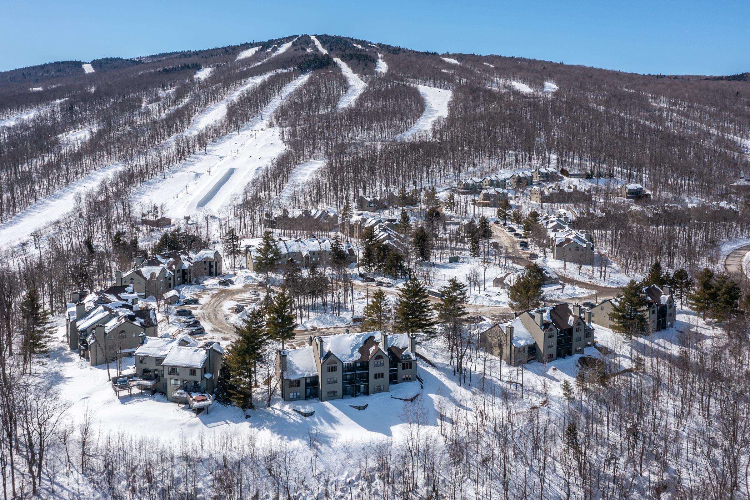 Condo Complex in Winter 23508107