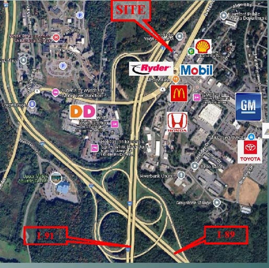 Village of White River Junction in Town of Hartford VT Land for sale $825,000 | 0.9 Acres  | Price Per Acre $0  | Total Lots 2