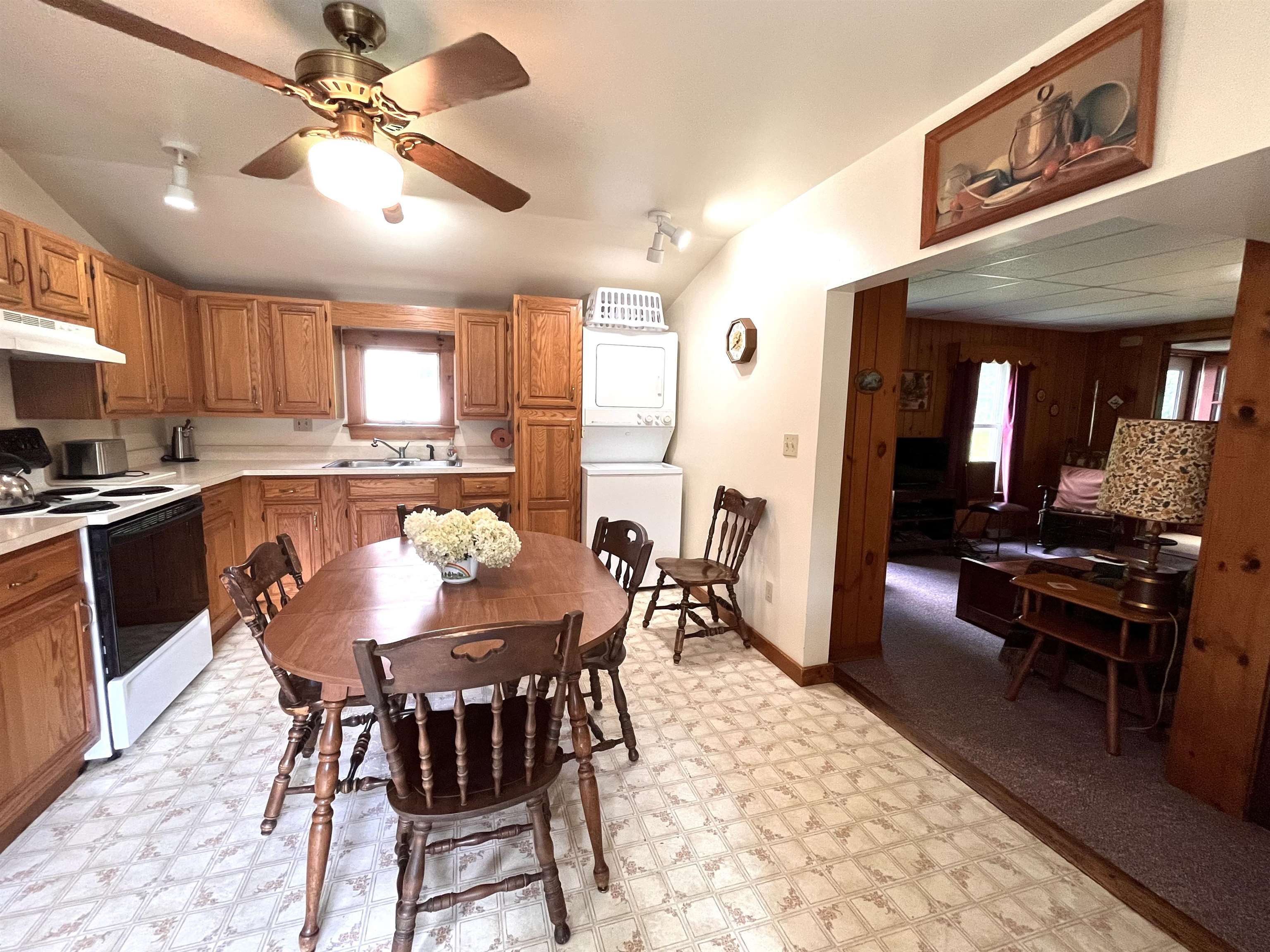 Large Eat In Kitchen with Lake View