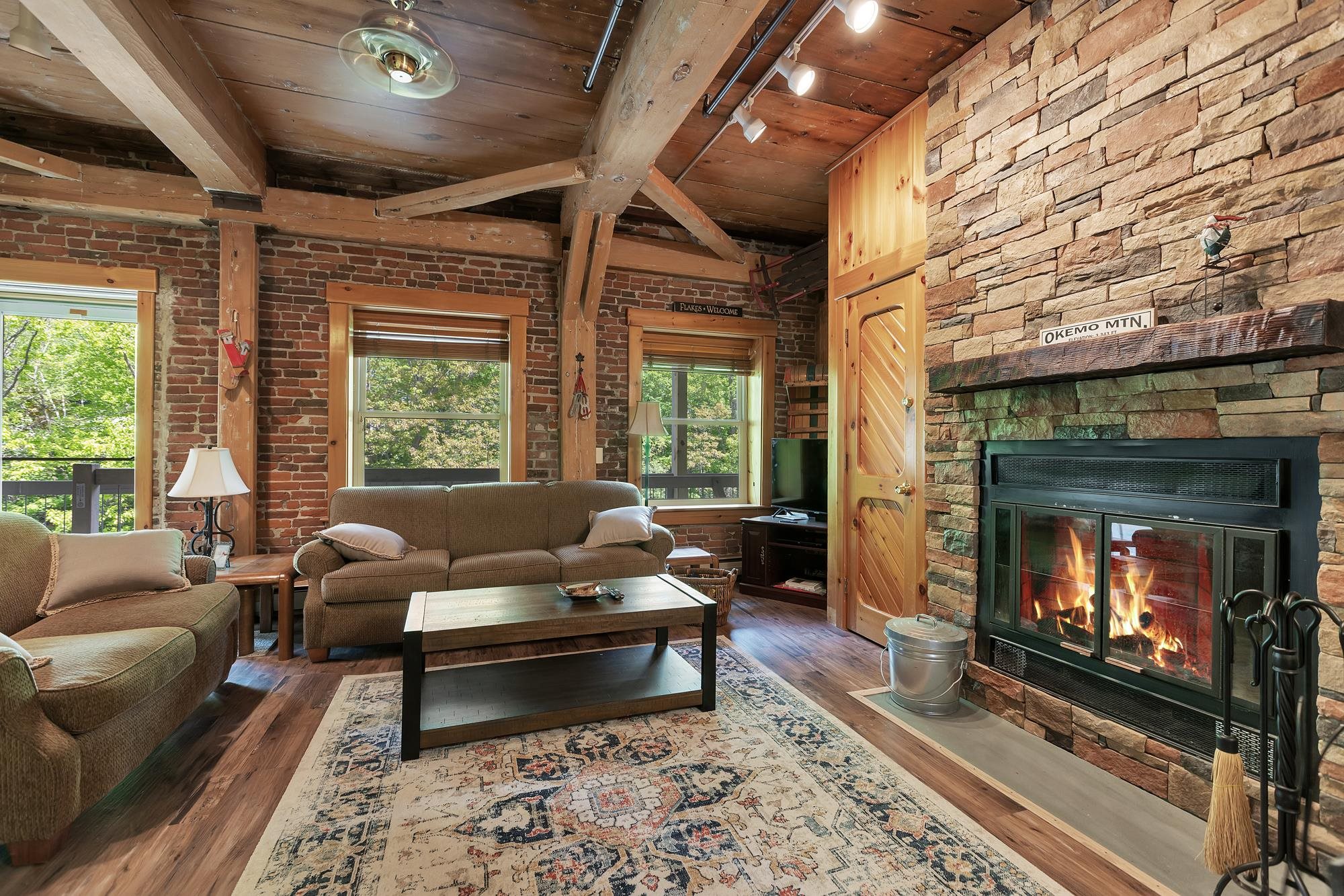 Cozy up to the fire after a long day on the slopes 23302378