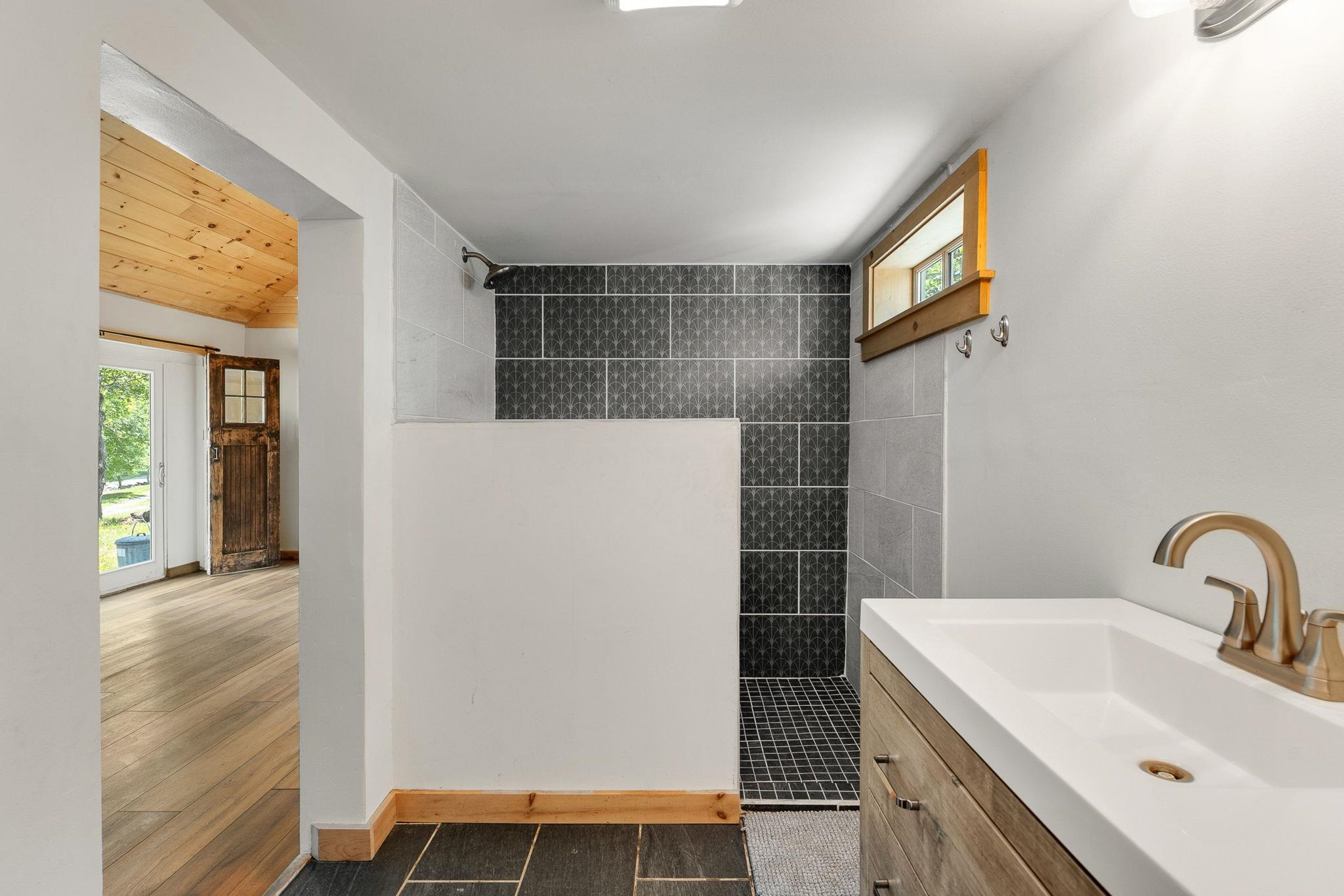 Primary Bath with gorgeous Italian tile 23714459