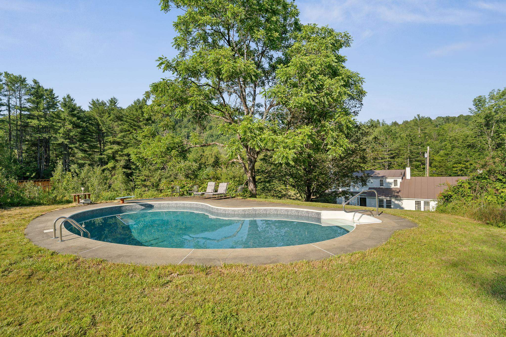 Salt pool with new liner and cover, professionally maintained each year. 23714525