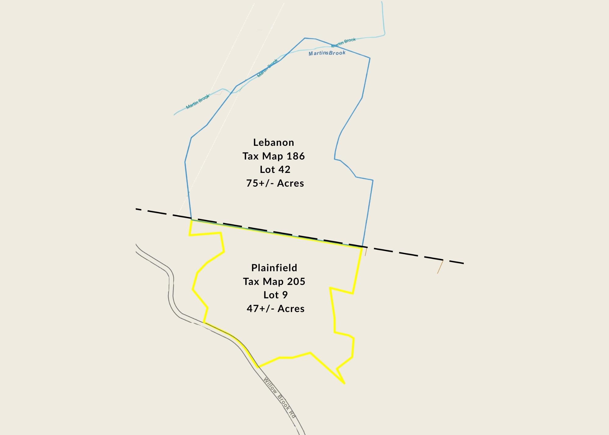 Plainfield NH Land for sale $500,000 | 122 Acres  | Price Per Acre $0  | Total Lots 2