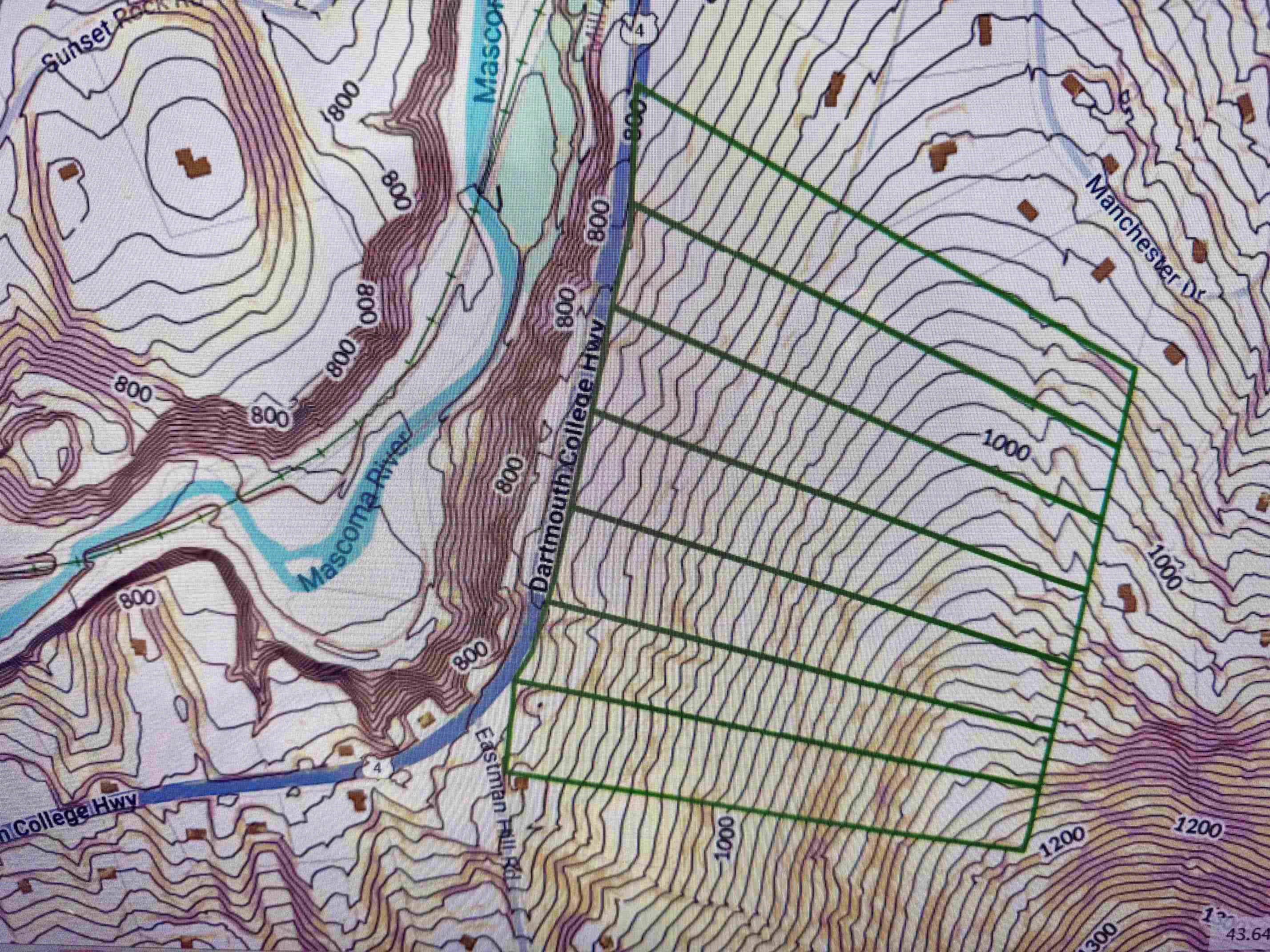 7 Lots with a old logging Road off Monica