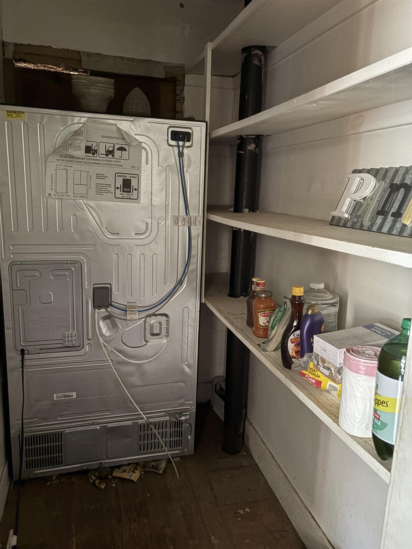 Walk-In Pantry/Currently Used for Refrigerator Opening 23866371