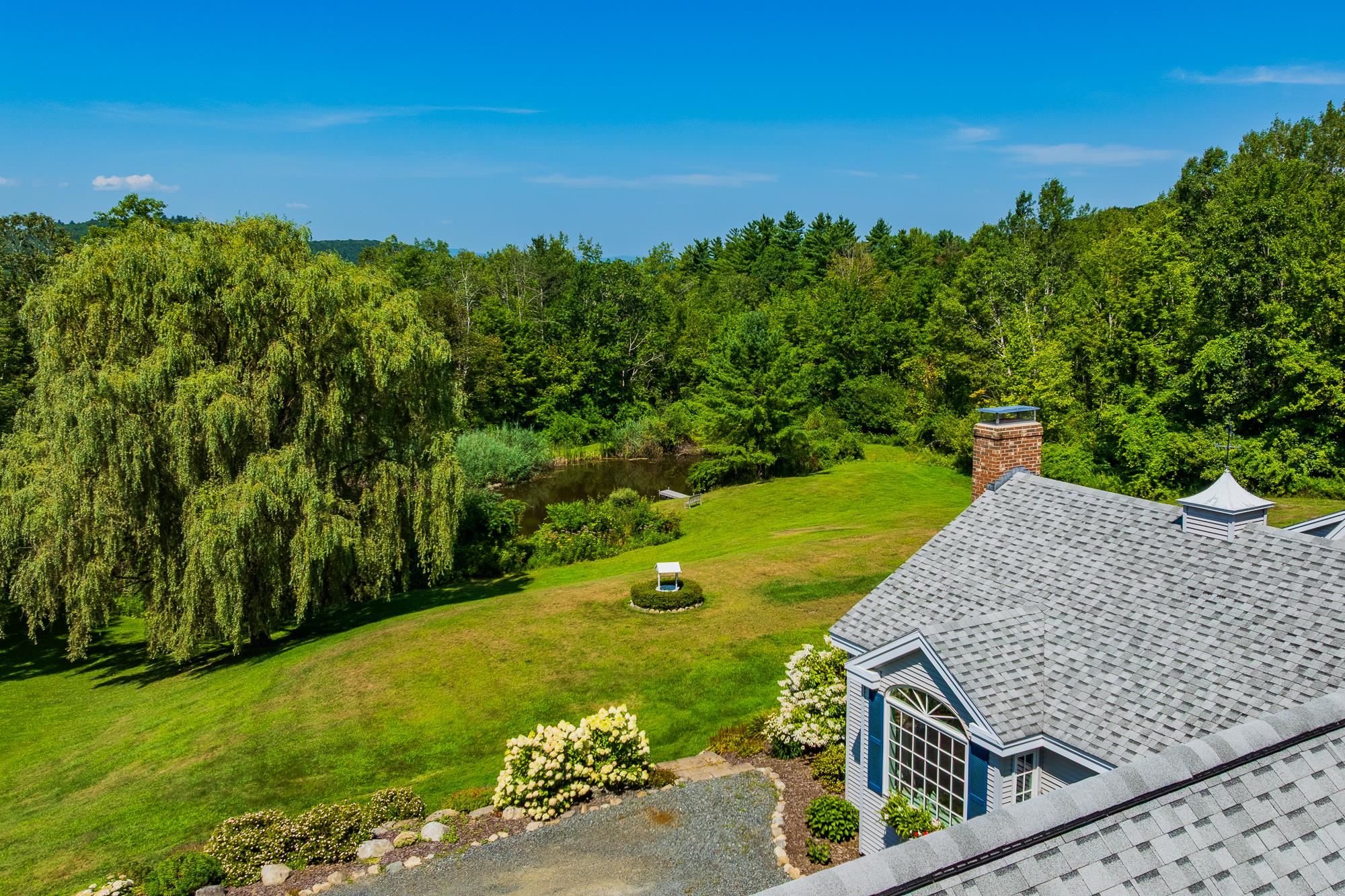 Pretty pond on the 11 acres
