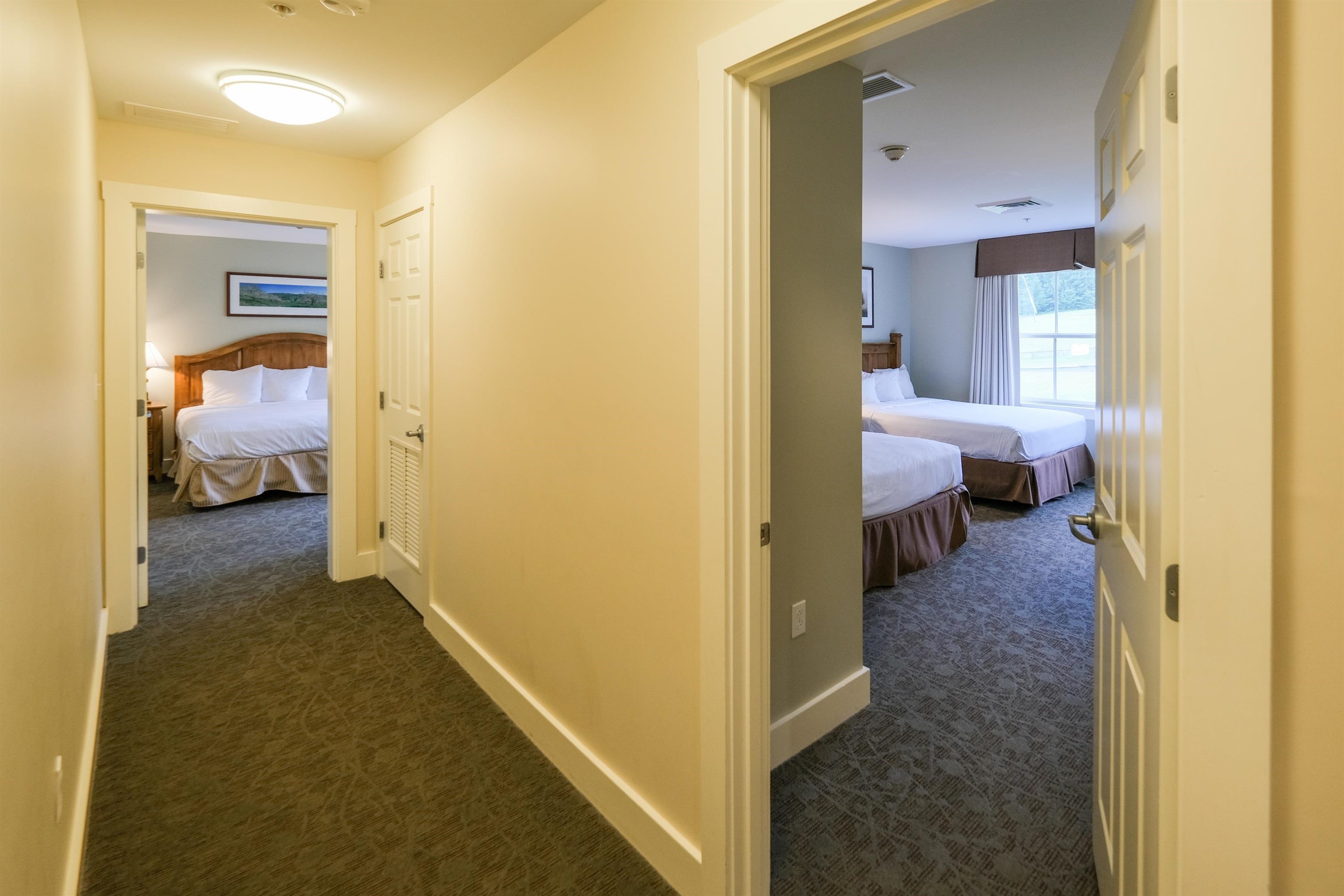 Hall with laundry closet 23956347