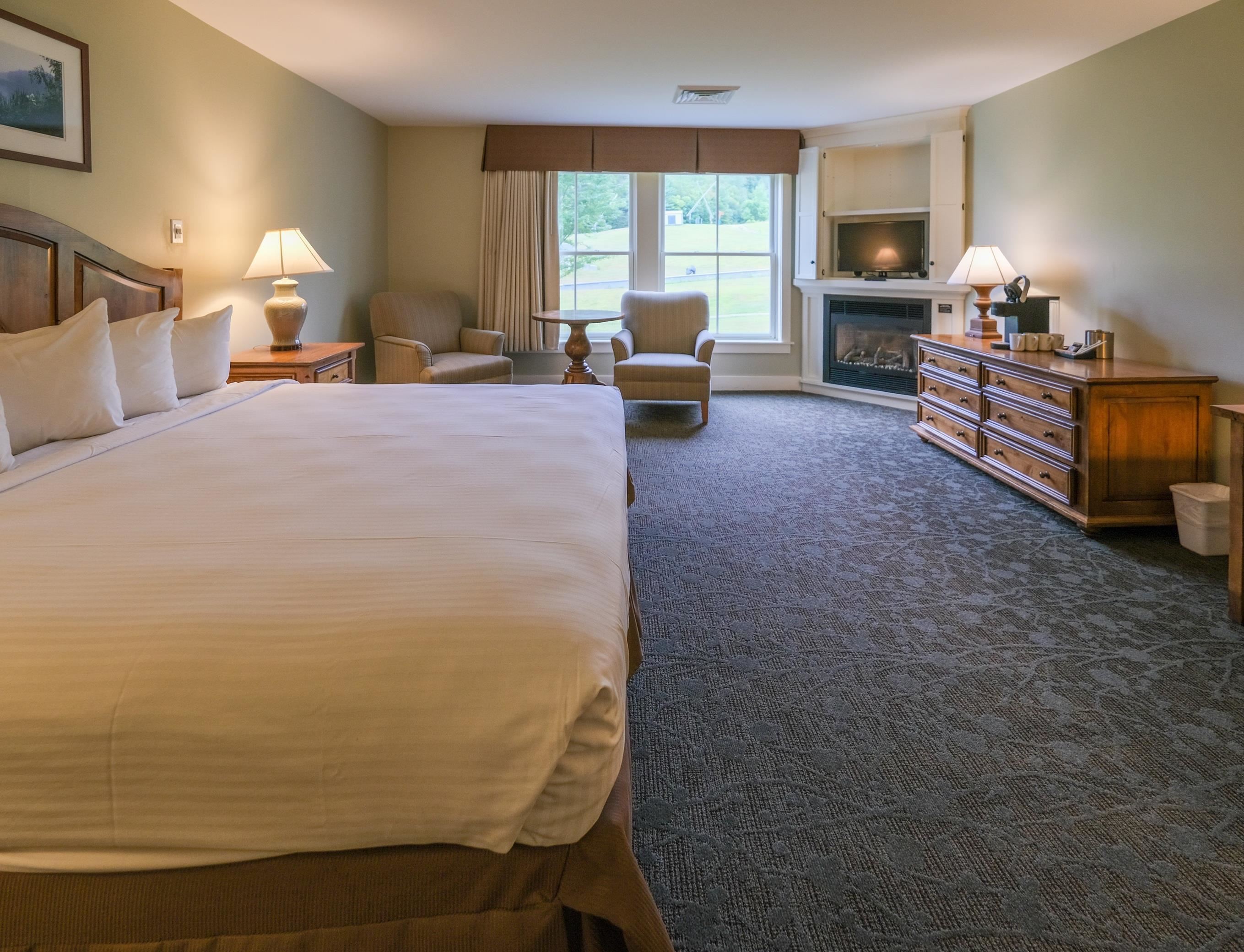 Spacious suite with fireplace and sitting area 23956338