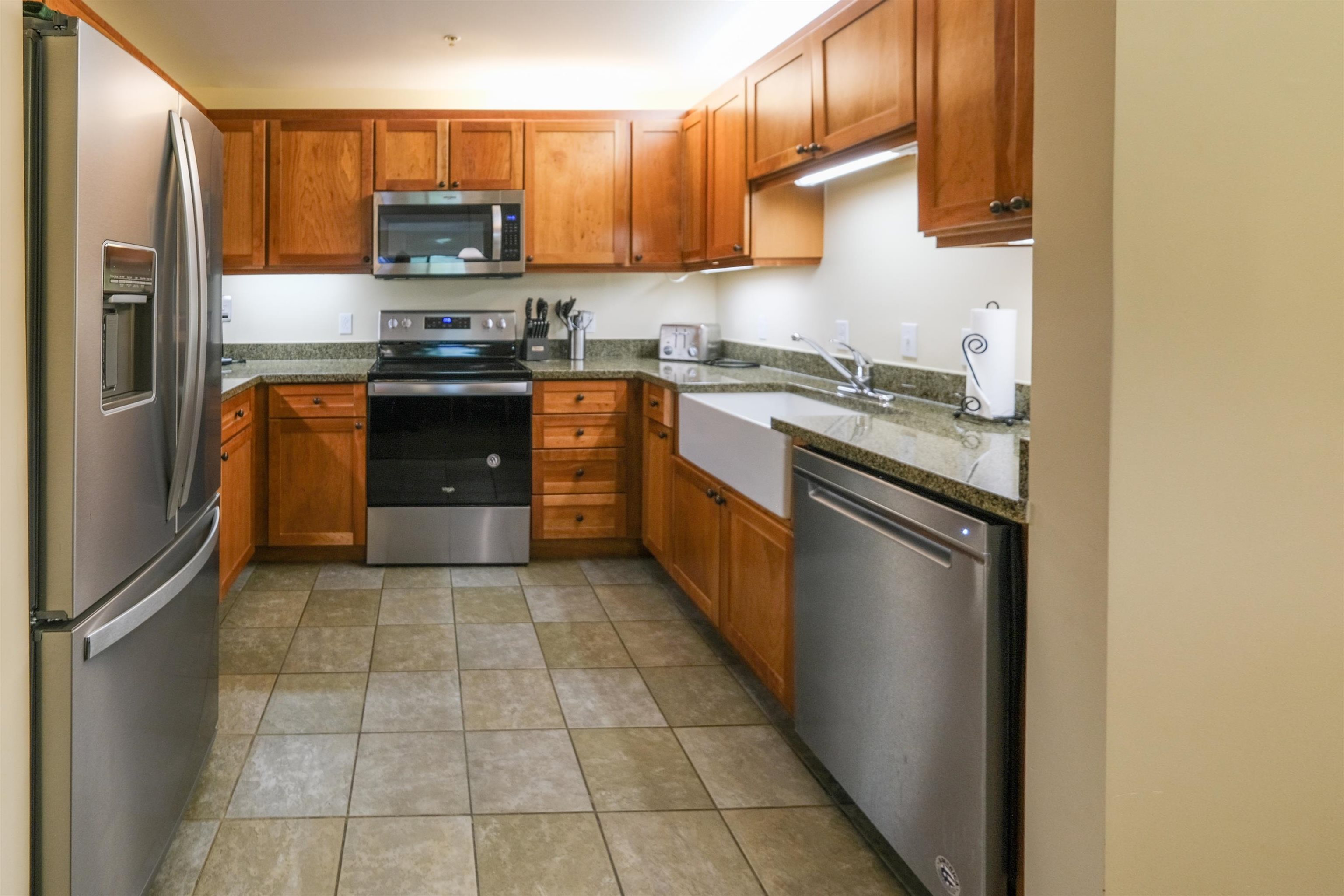 Stainless and granite kitchen 23956346