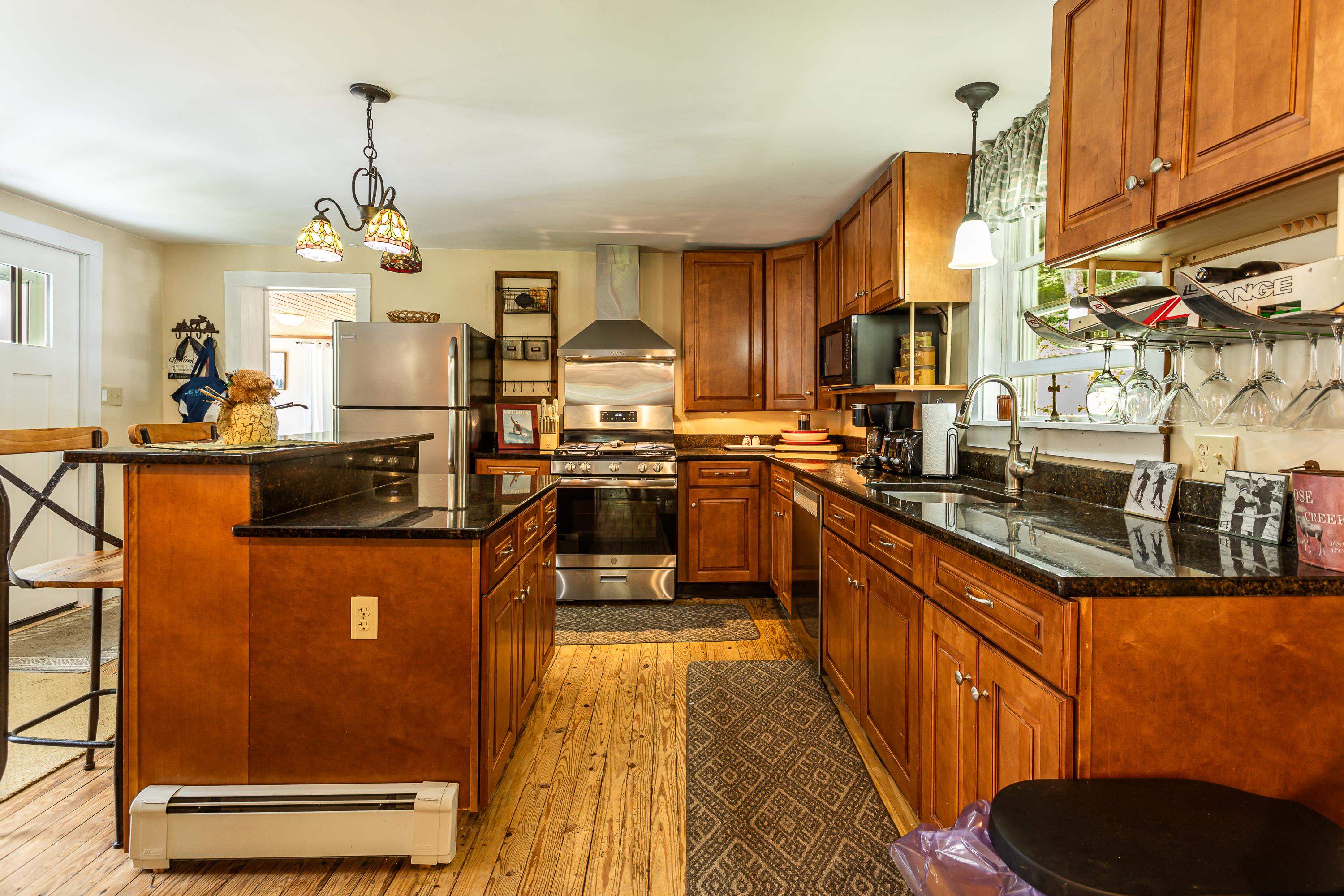 Custom Kitchen Open to Dining Room