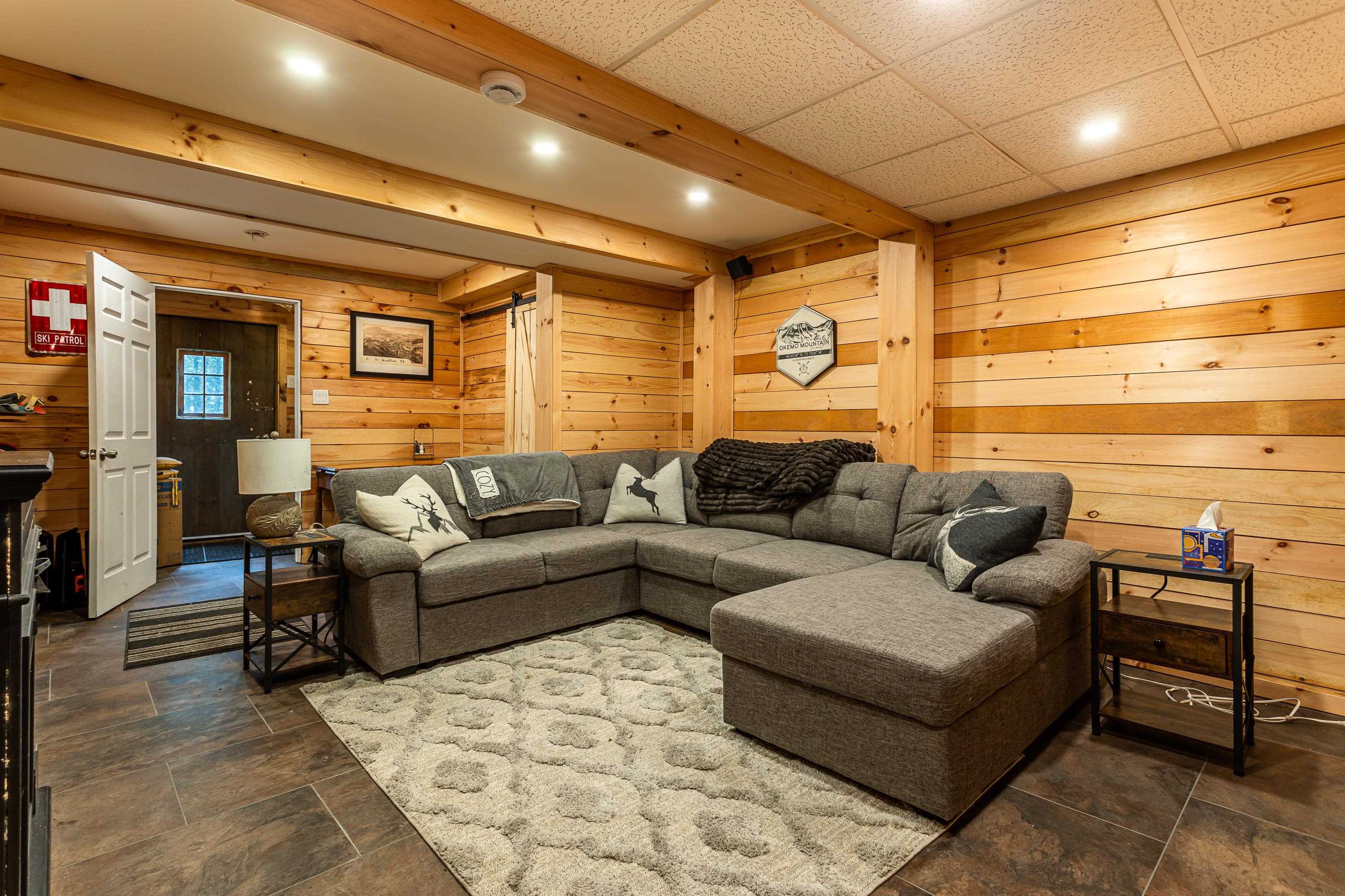 Recreation Room in Finished Basement