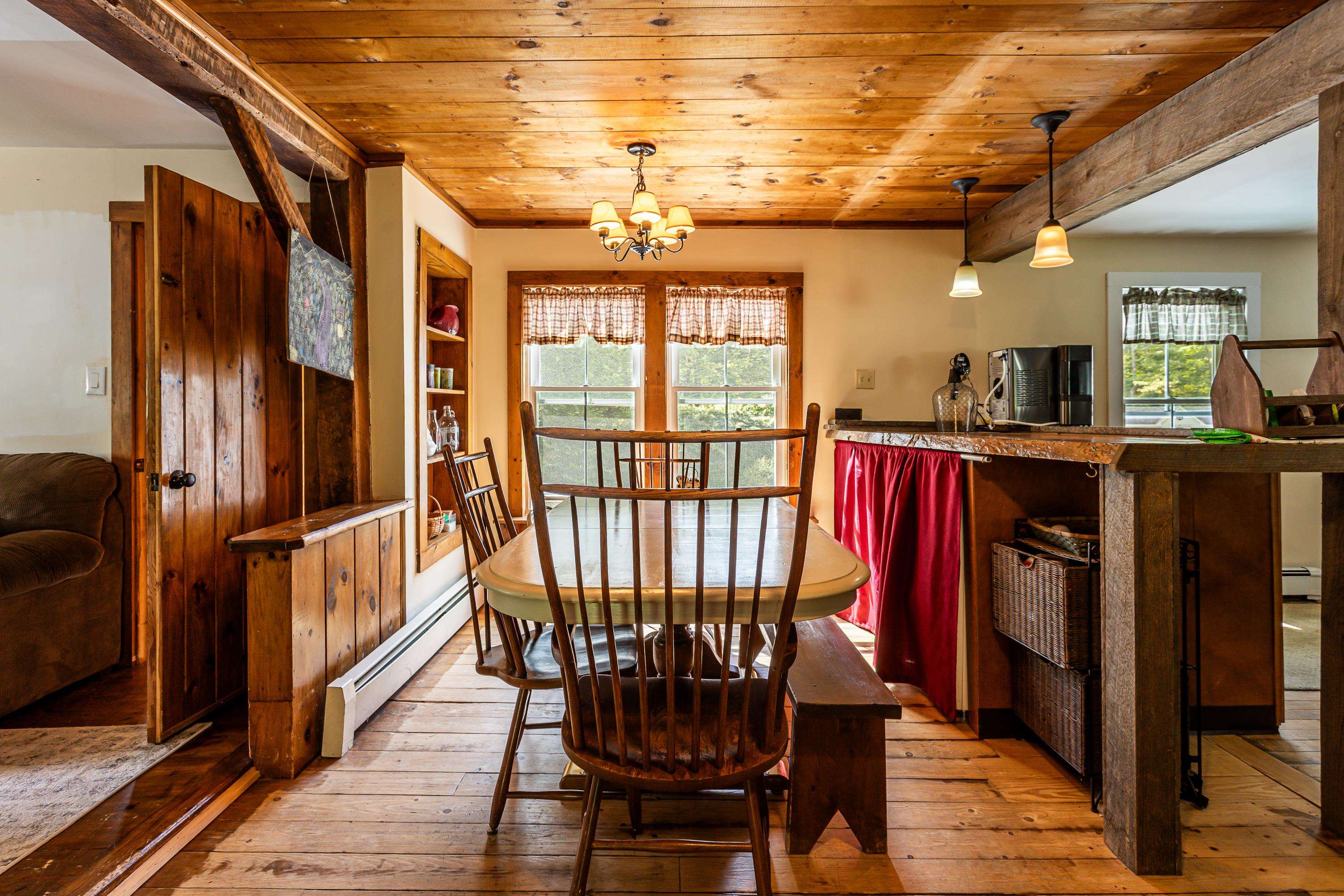 Front Door Enters into Kitchen
