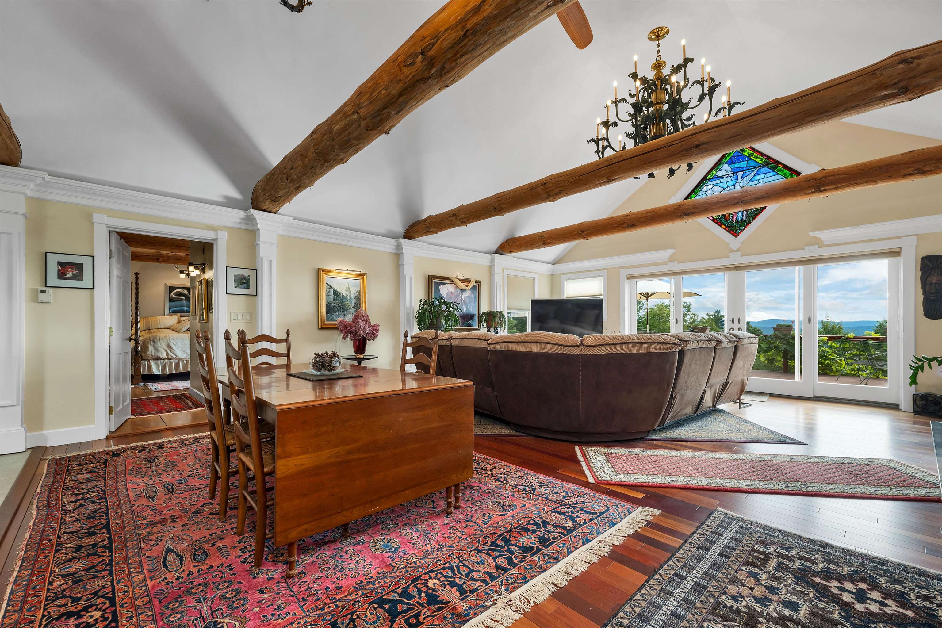 table, chairs and sofa included