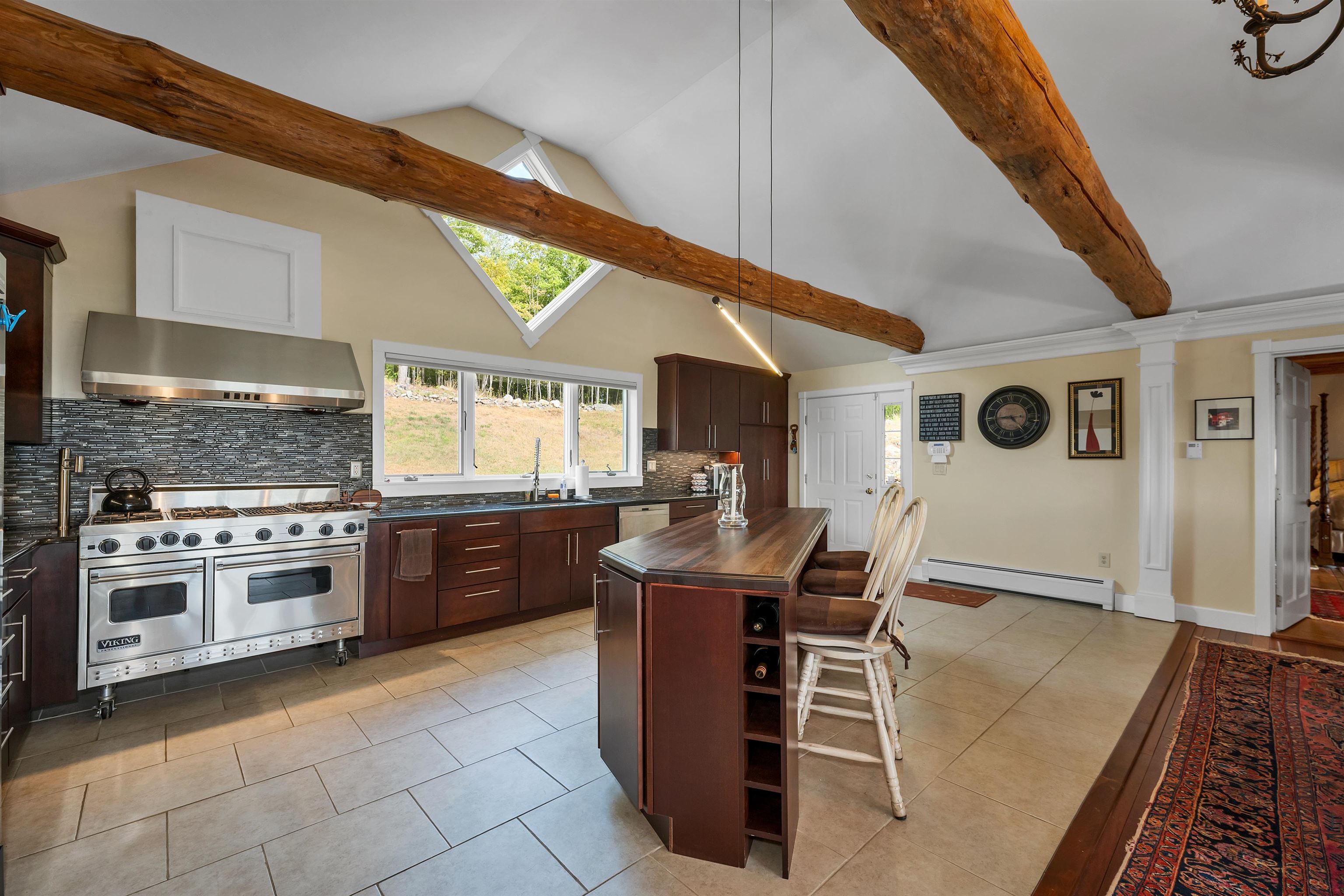 Professional stove & Brazilian cherry counter top