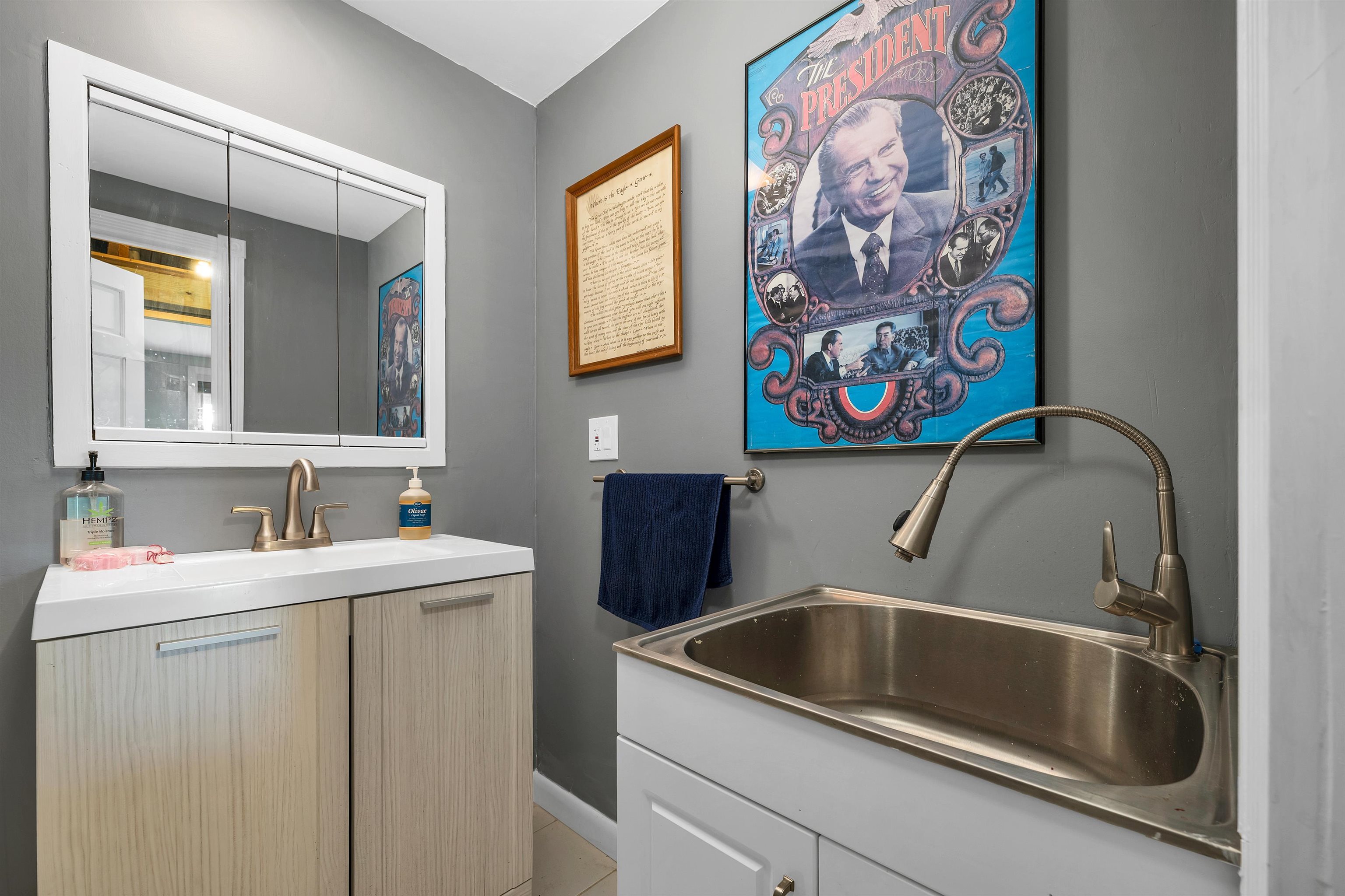 downstairs half bath