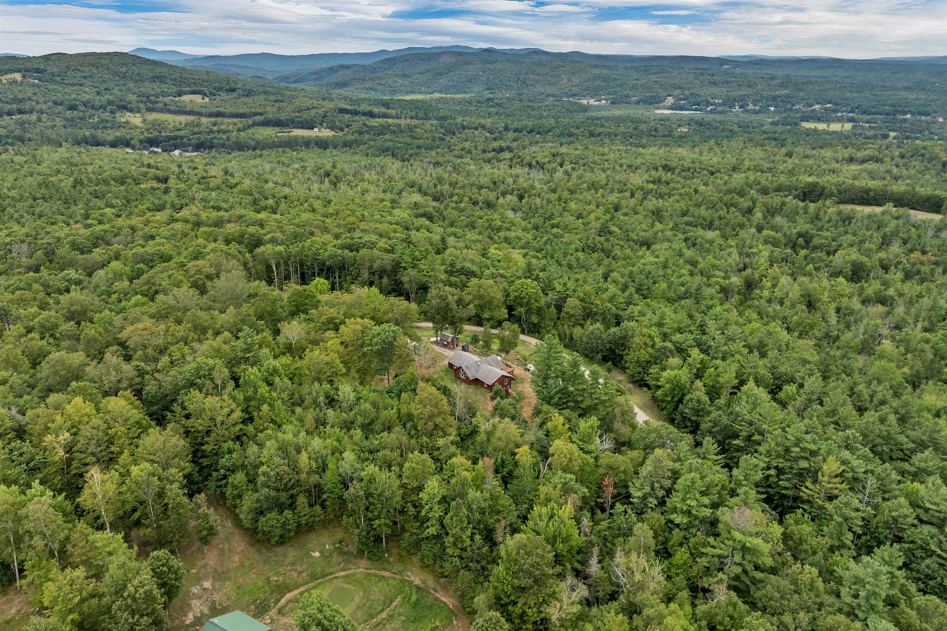 ariel view from back of property