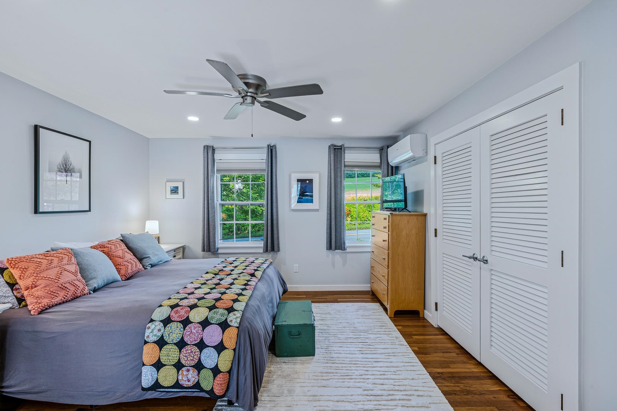 Lovely Primary Bedroom on First Floor with Two Large Closets