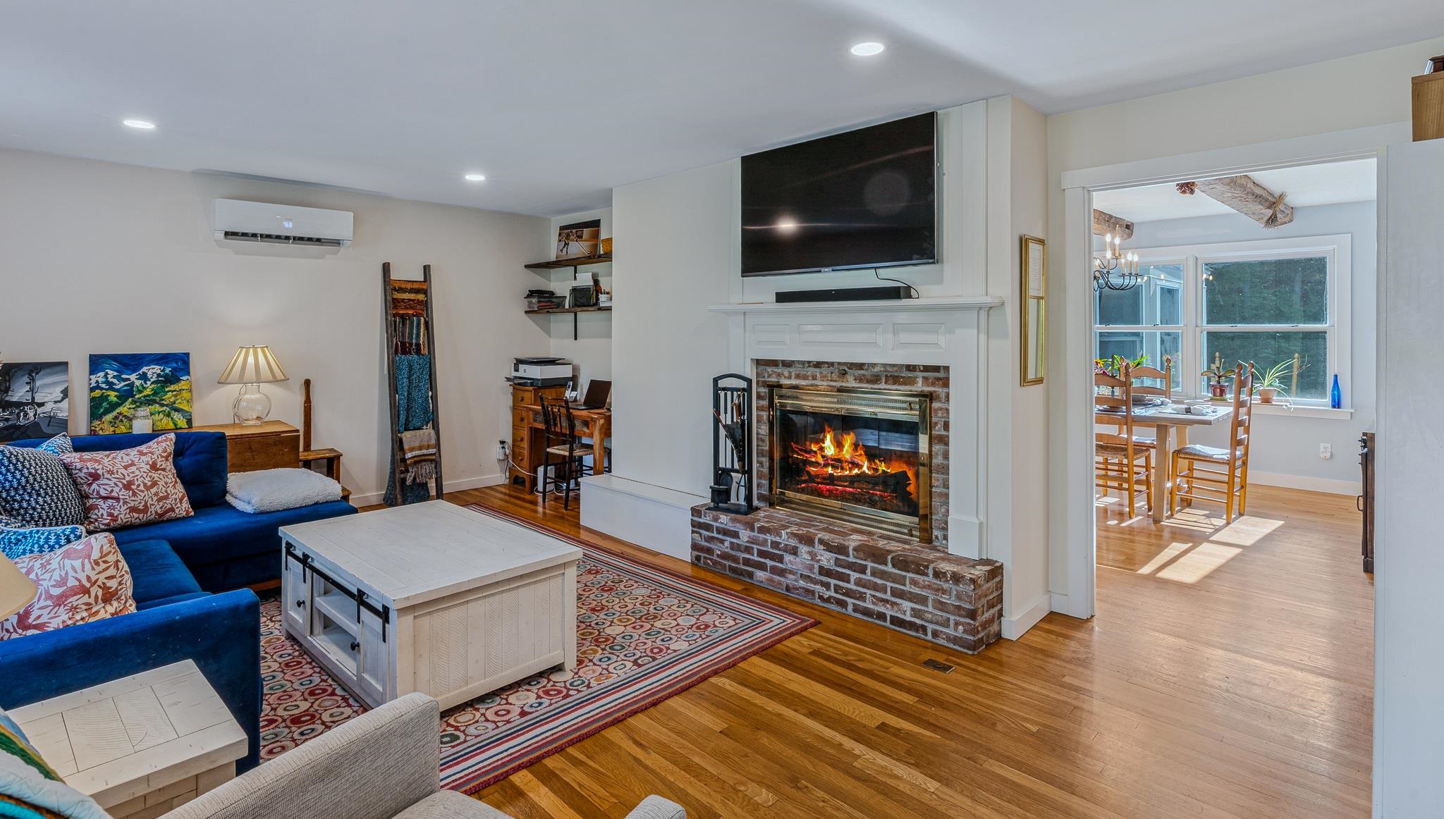 Wood Burning Fireplace