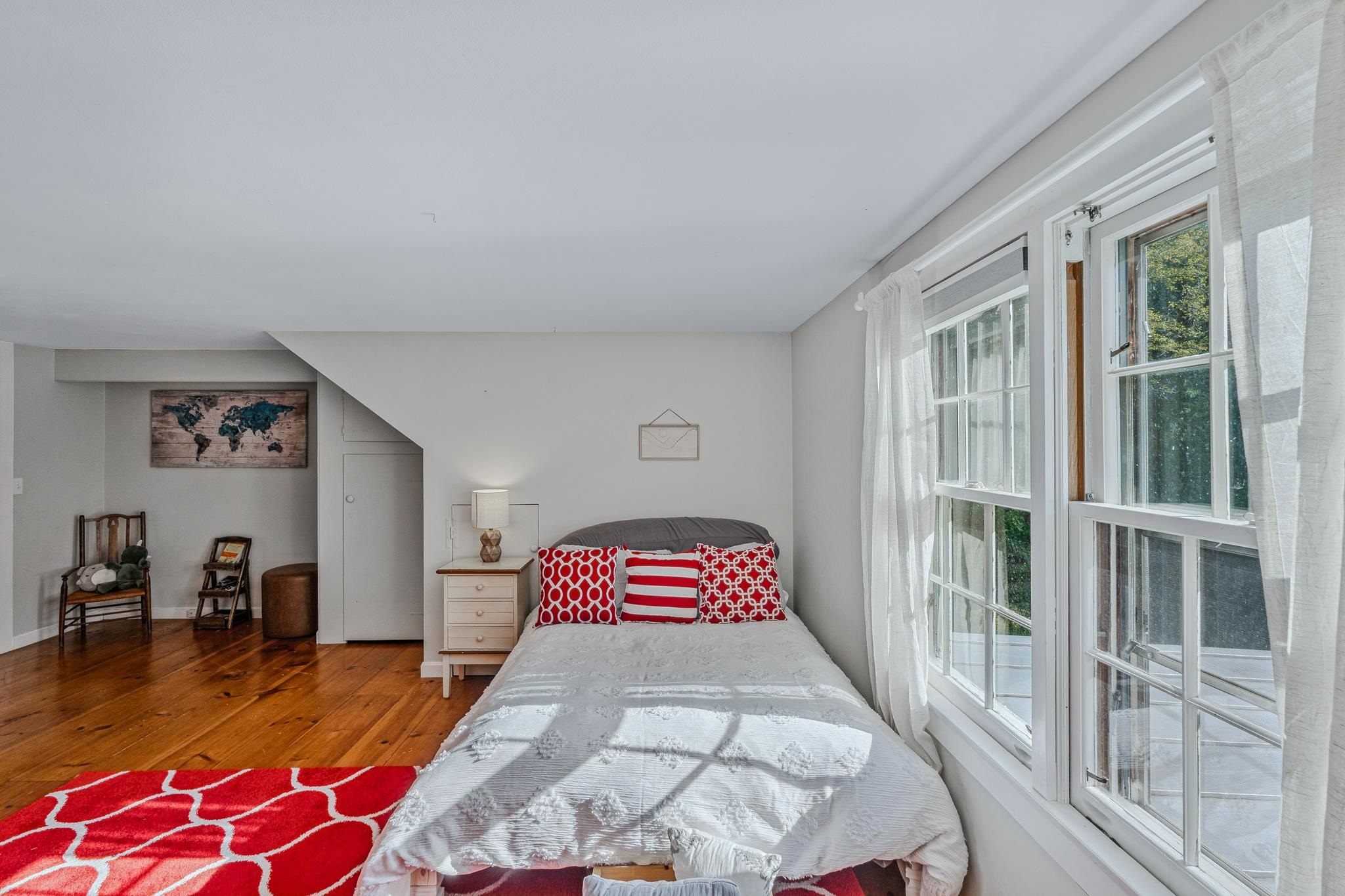 Second Floor Has a Second Bedroom with Sitting Area