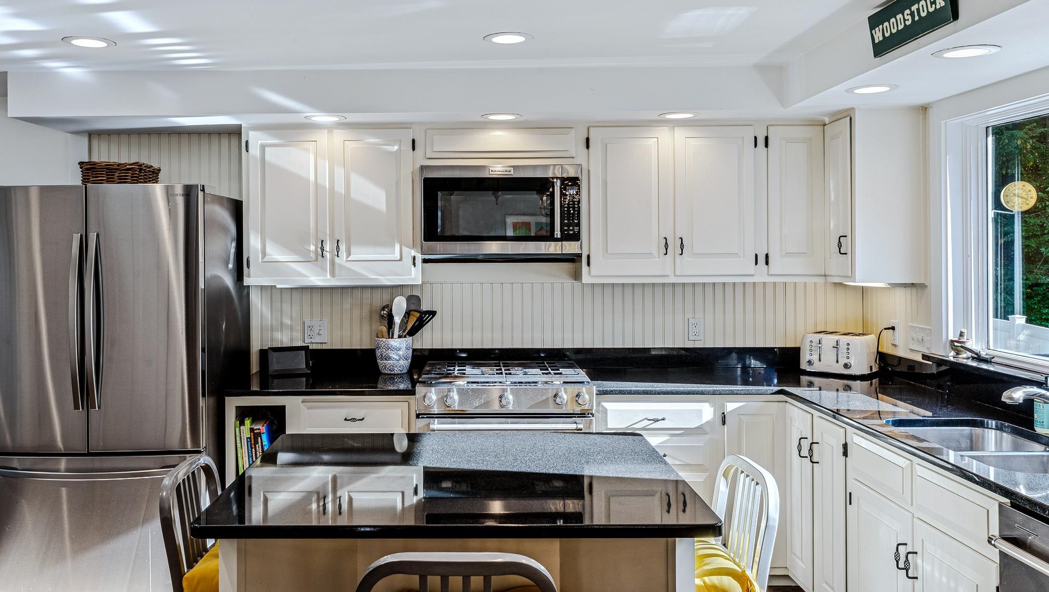 Island with Seating and Storage