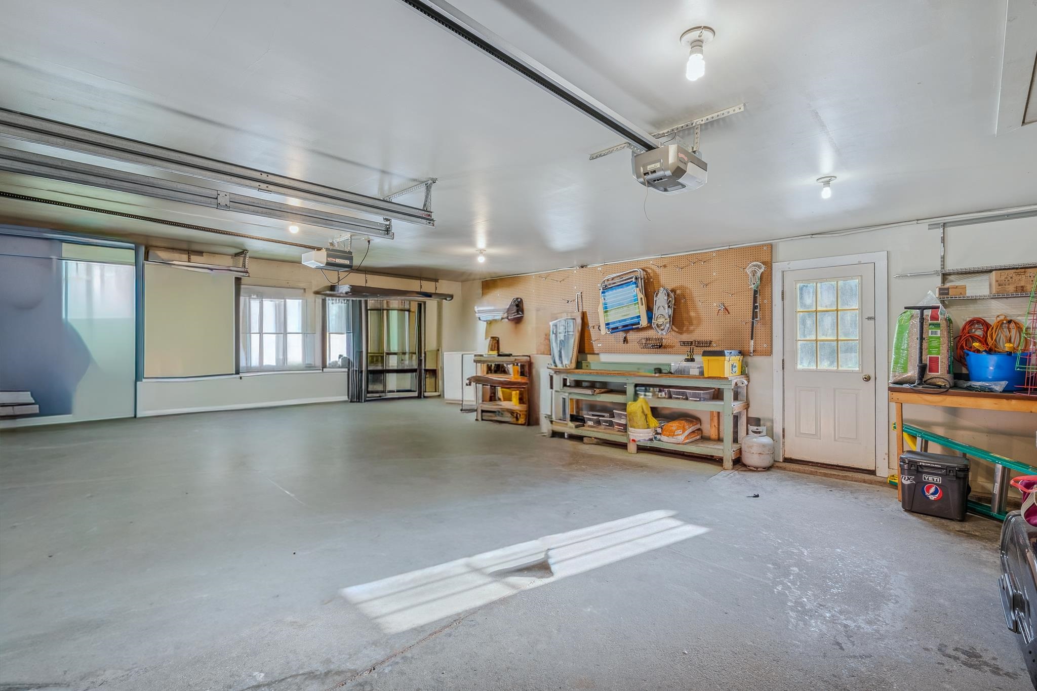 Oversized Attached Garage on the Main House