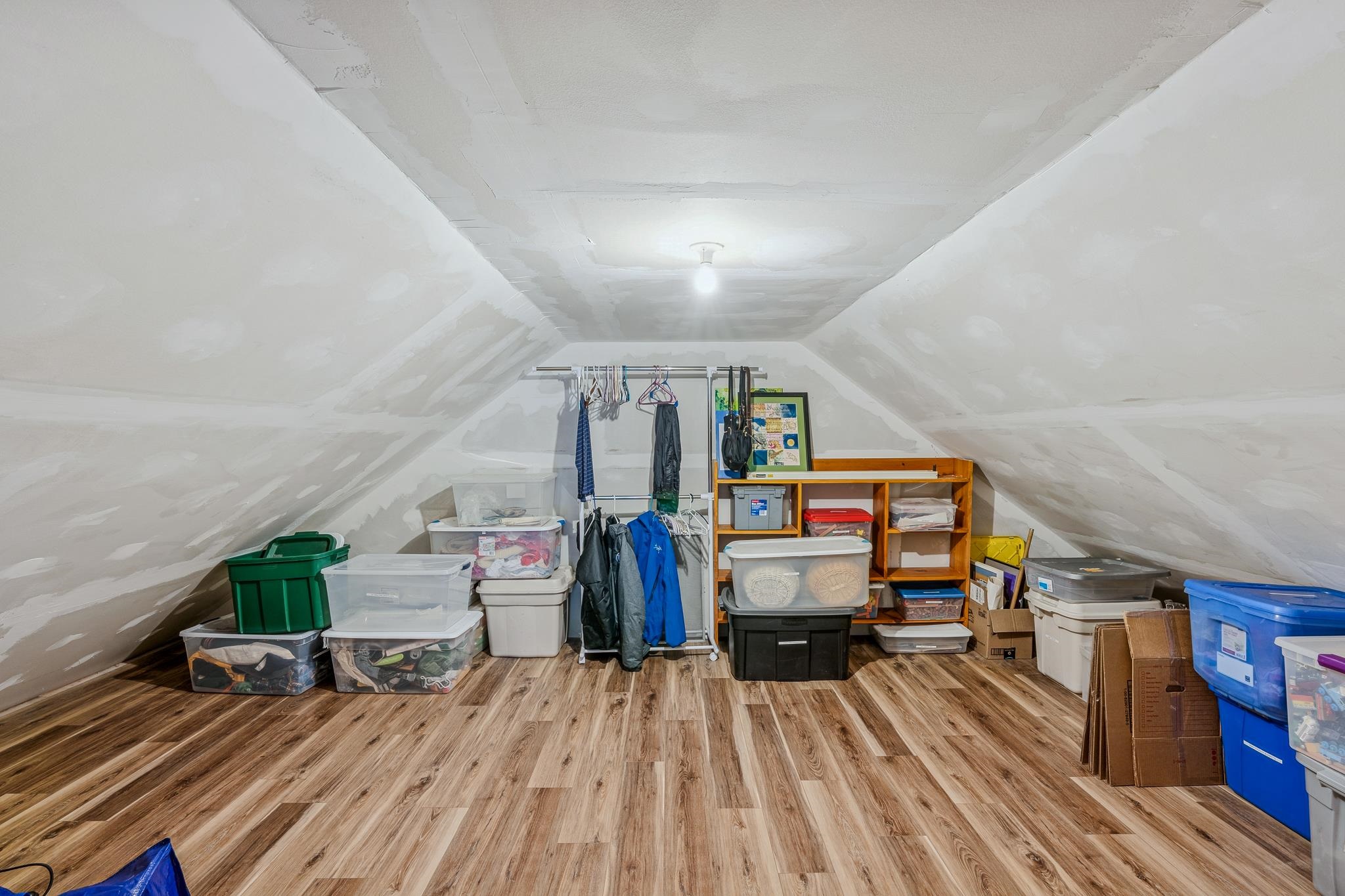 Storage Loft is partially Finished