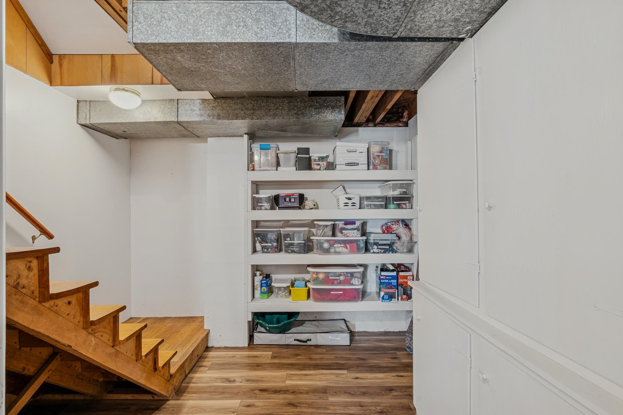 More Pantry Storage in Basement