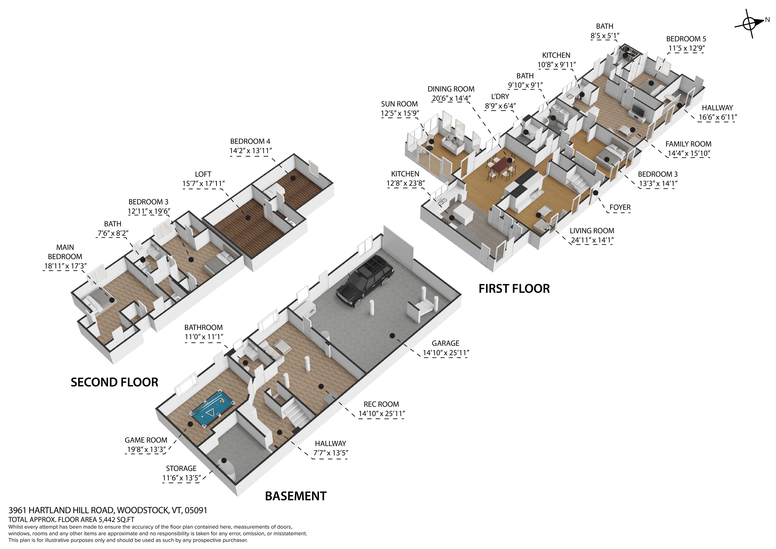 3-D Floorplan