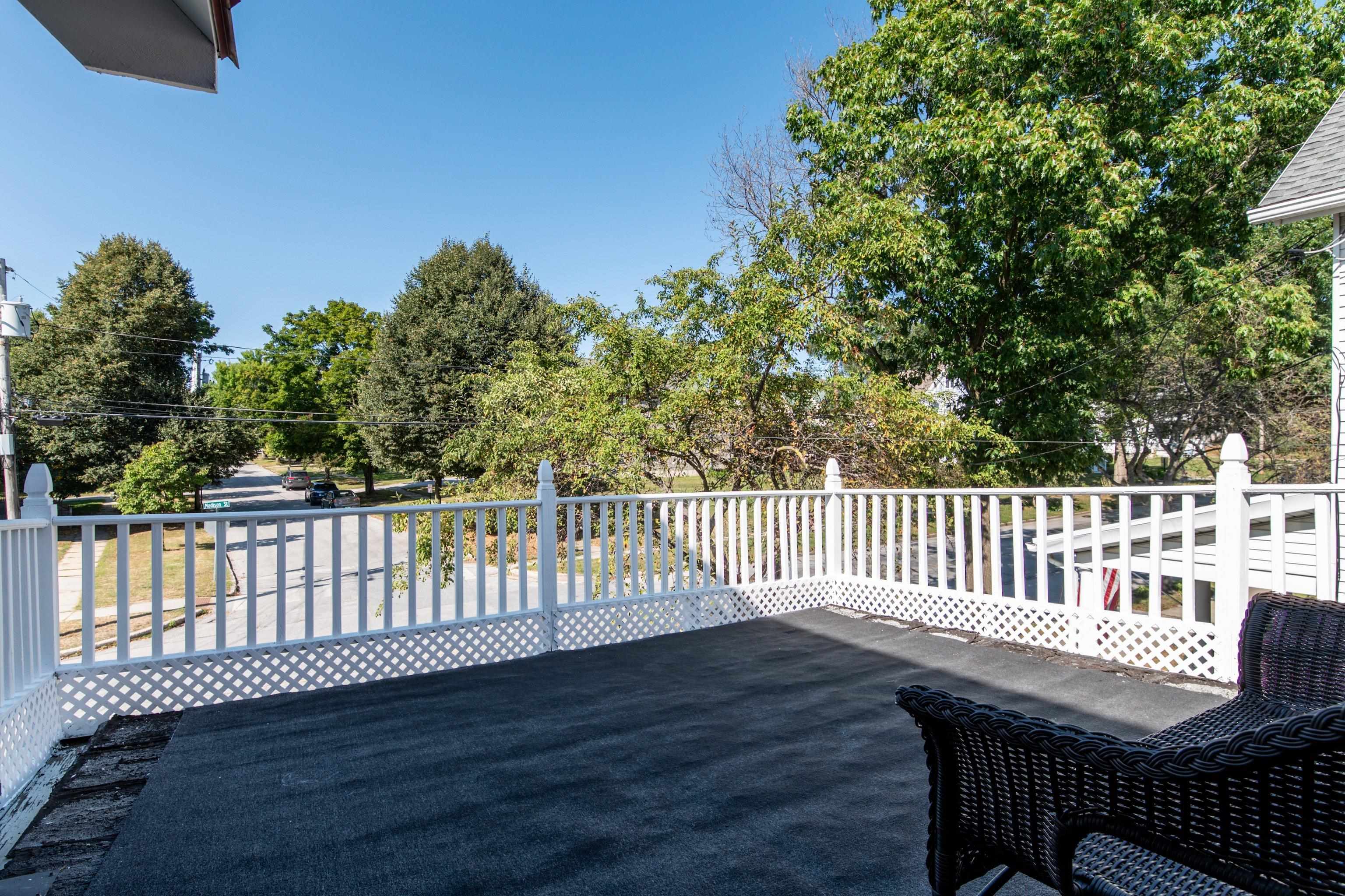 SECOND FLOOR OUTDOOR PATIO SEATING AREA
