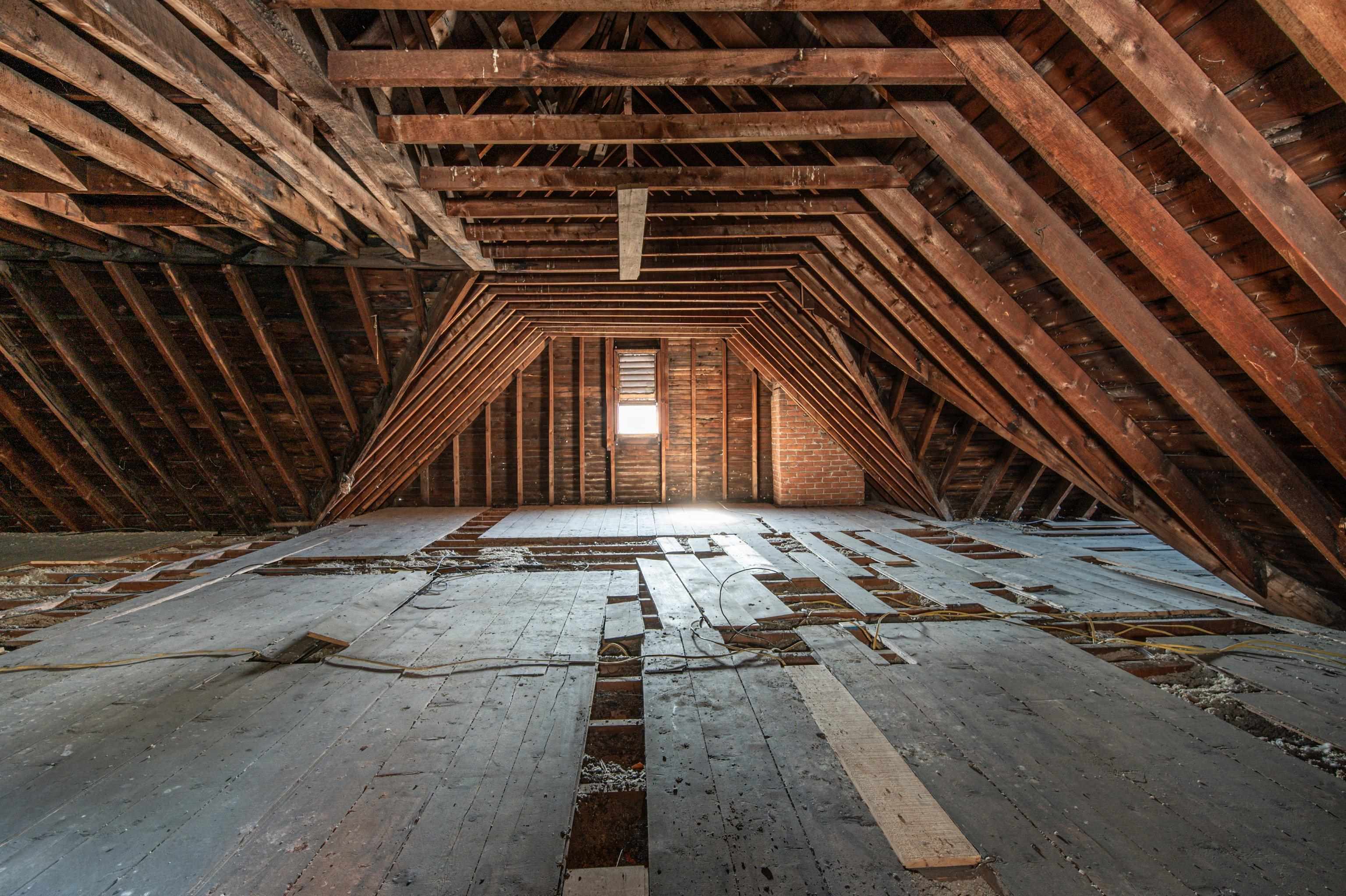 NEED MORE SPACE? ATTIC BECKONS!