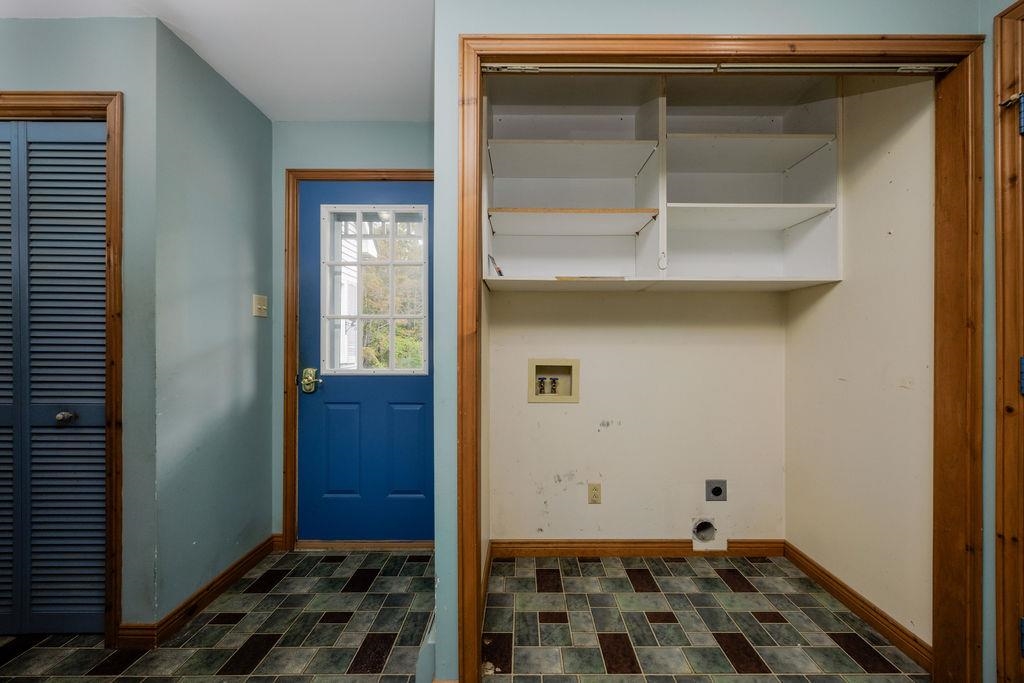 Laundry Hookups Conveniently Located on First Floor