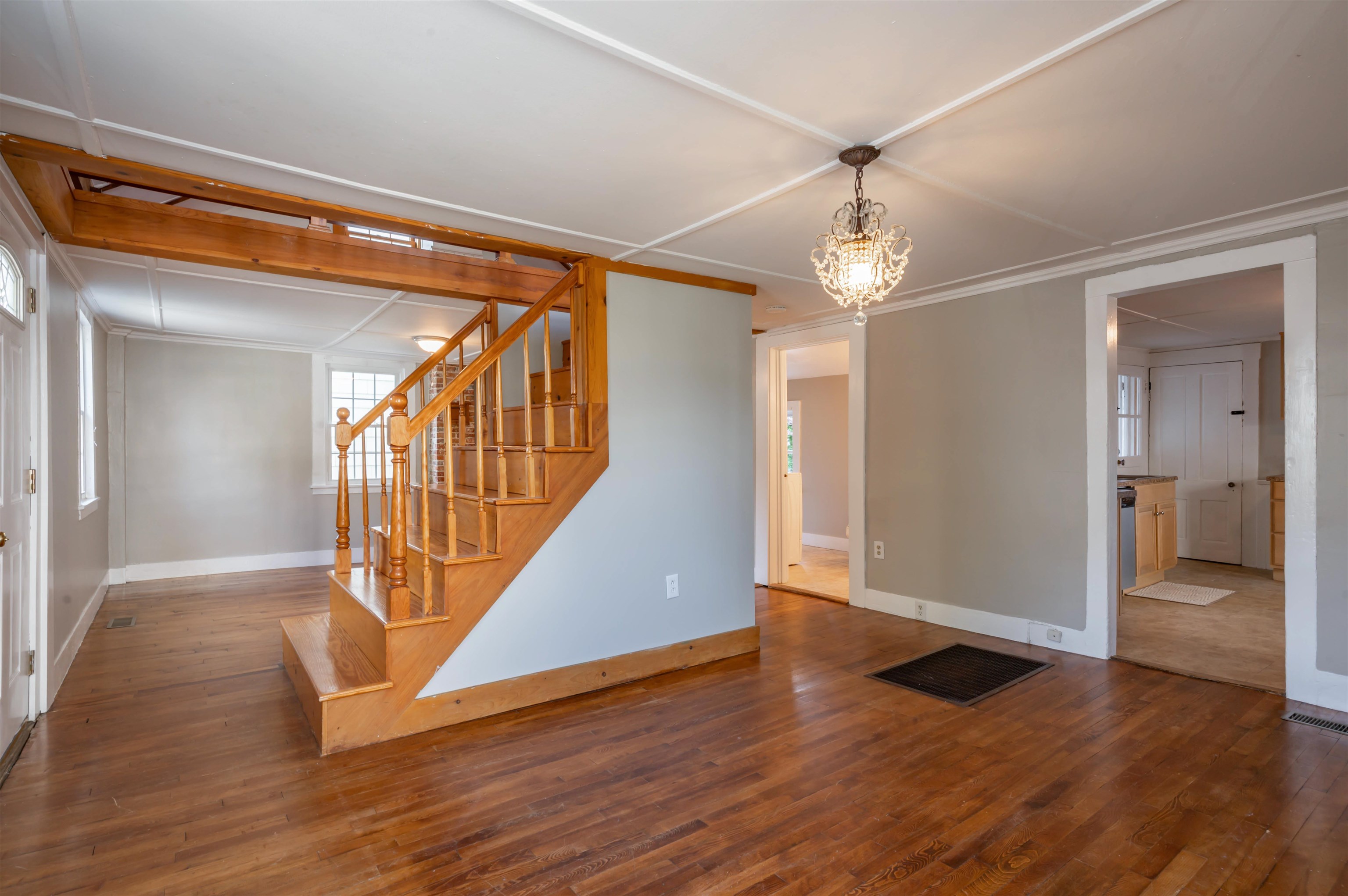 Dining Room Open to Stairs