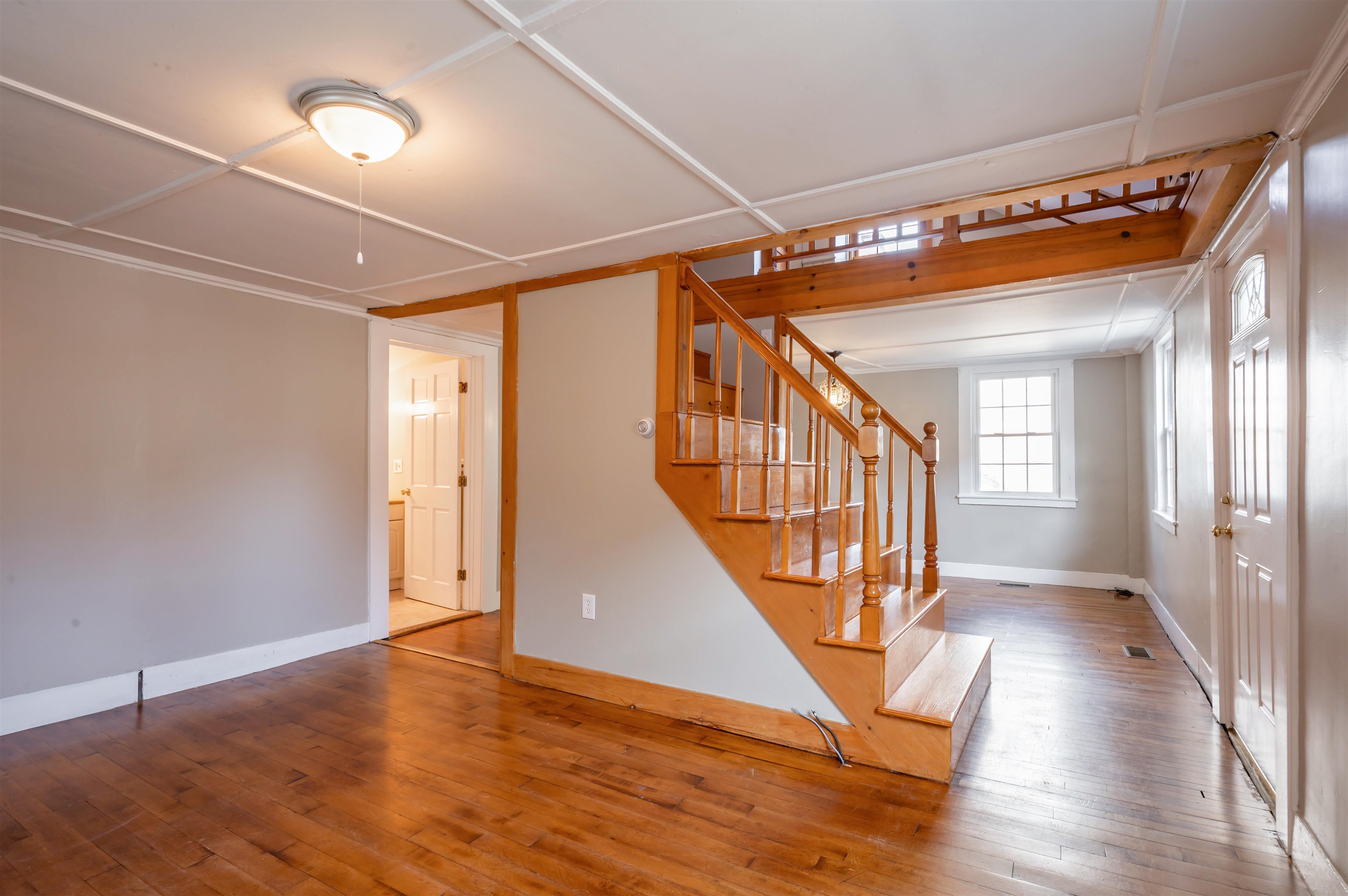 Living Room Open to Stairs