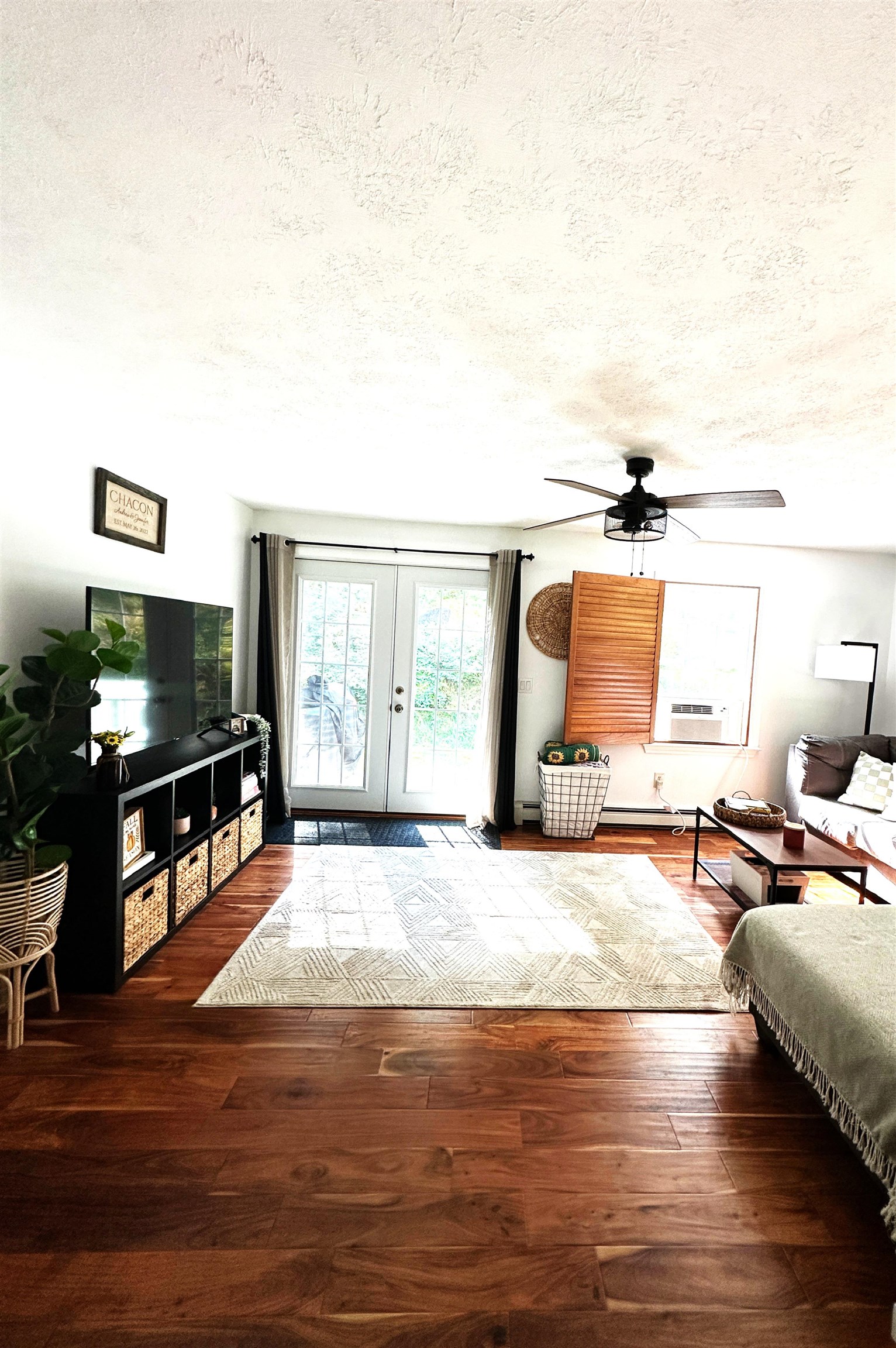 Living room view from kitchen