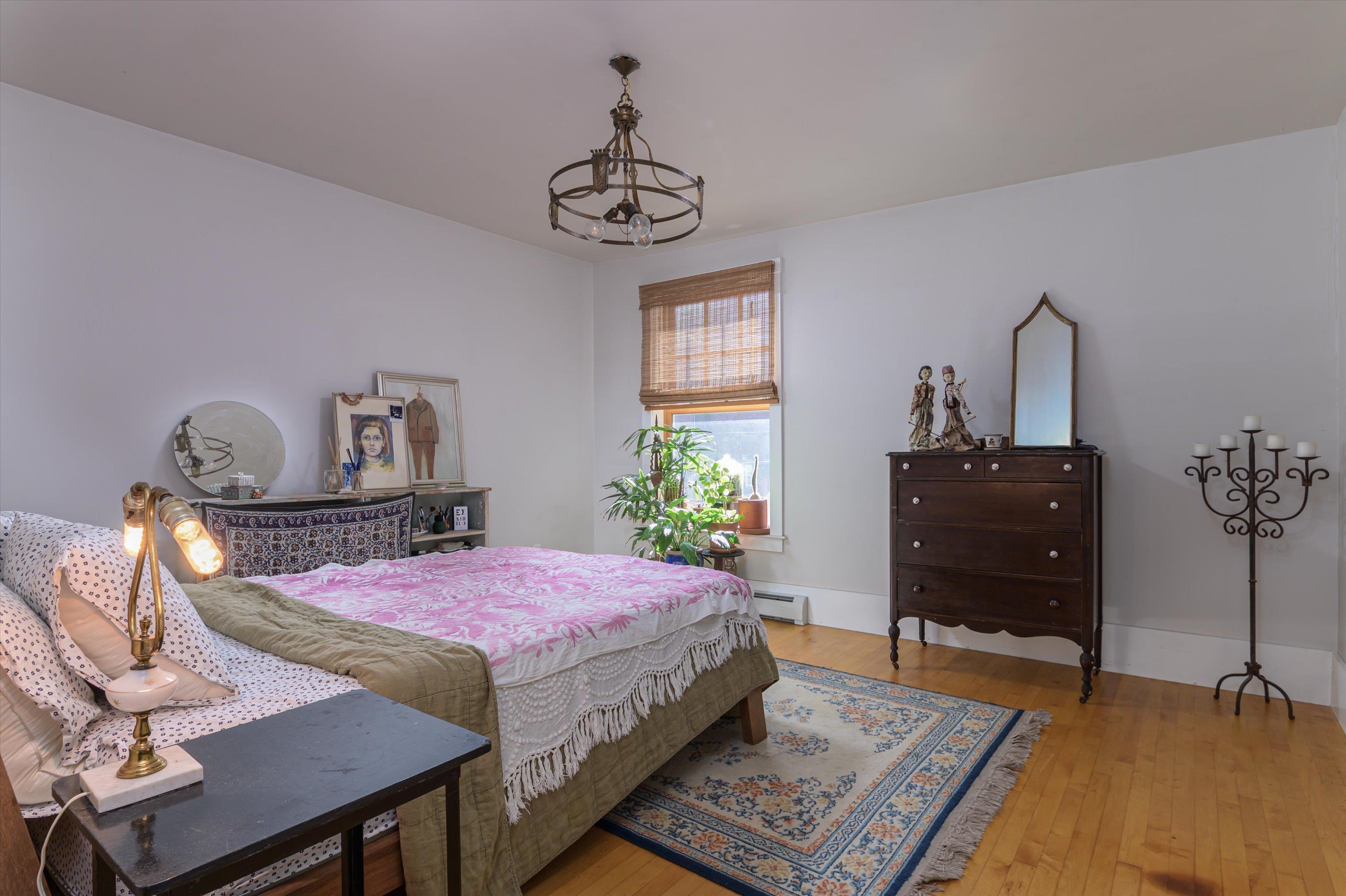 South end apartment bedroom