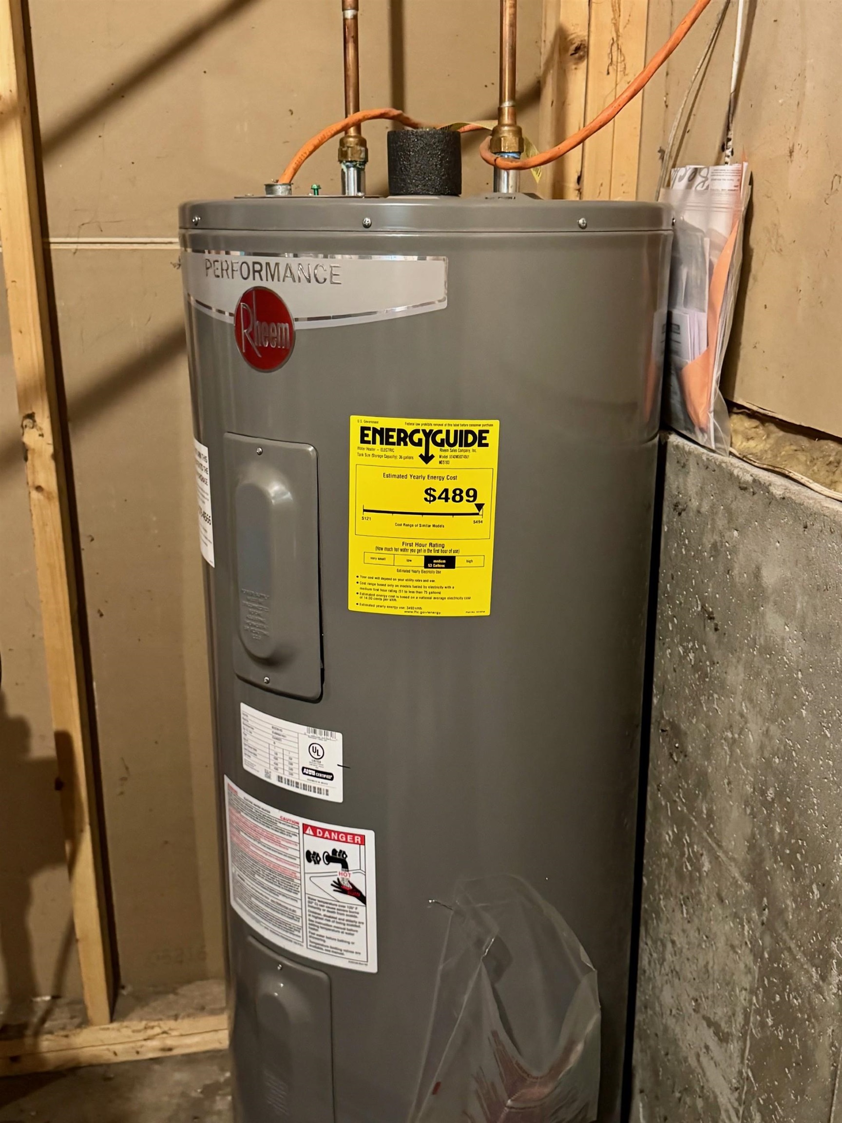 New Water Heater