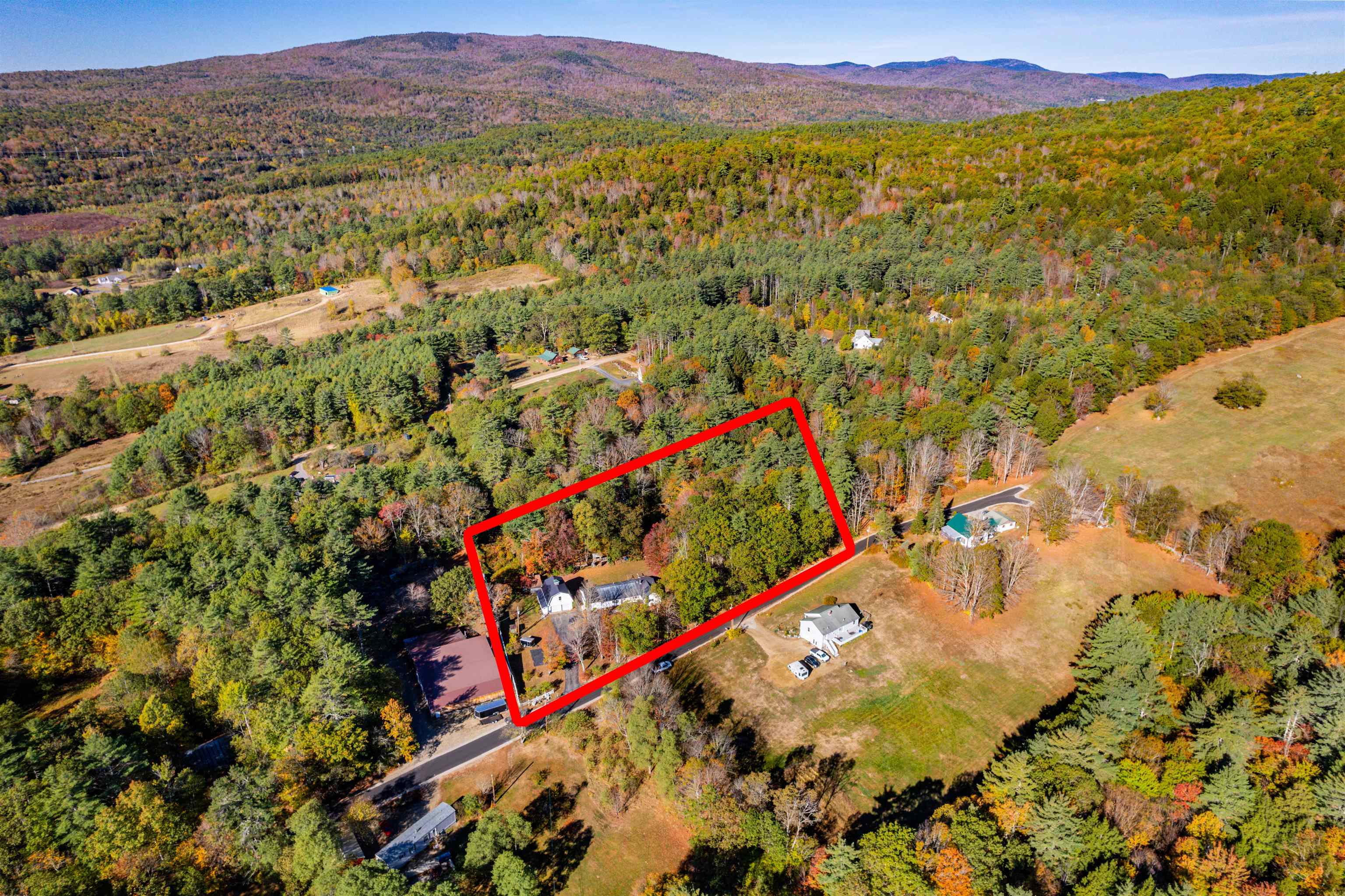 Located in a rural neighborhood