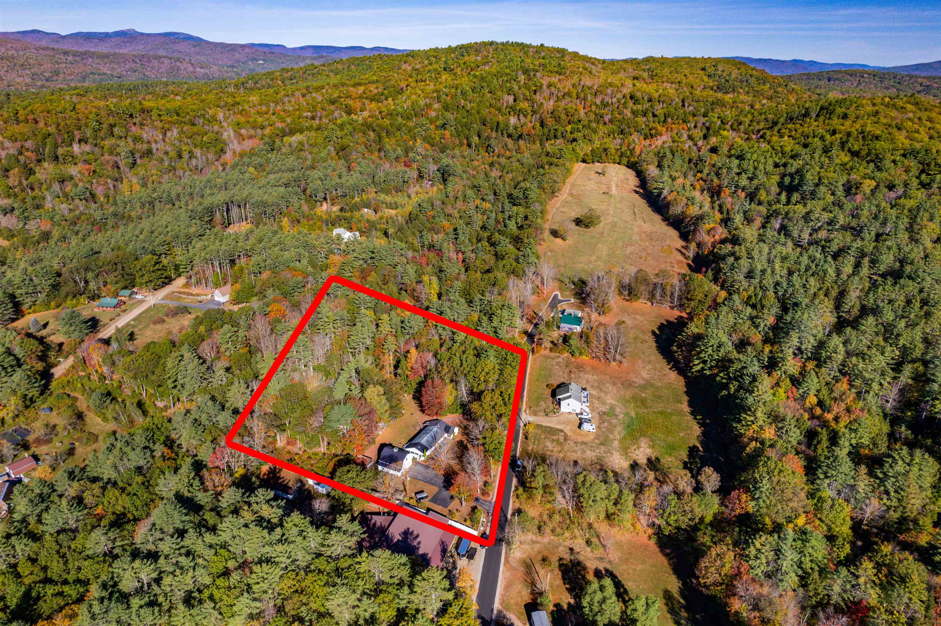 Close to snowmobile trails