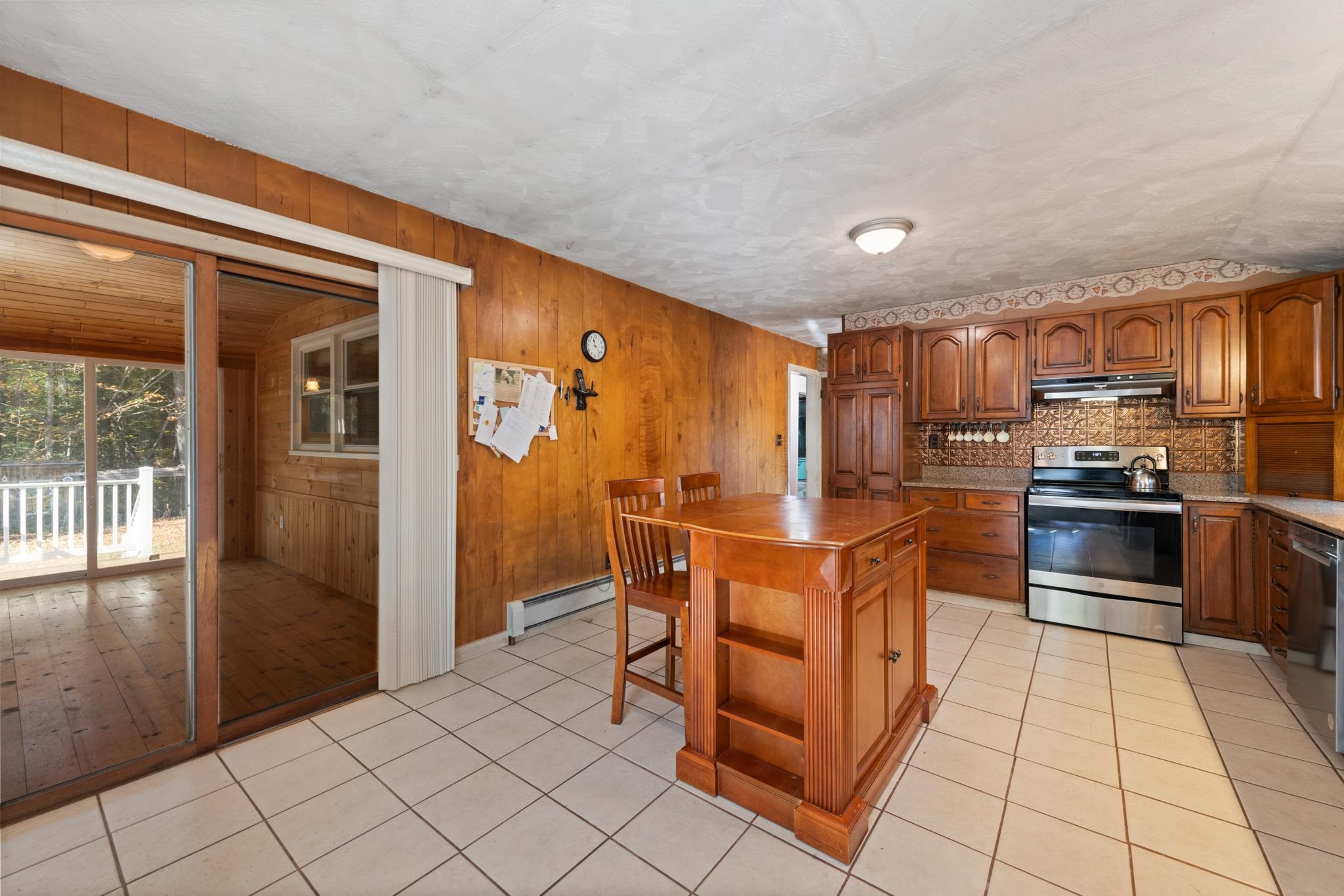 Access off the kitchen to the 3-season porch