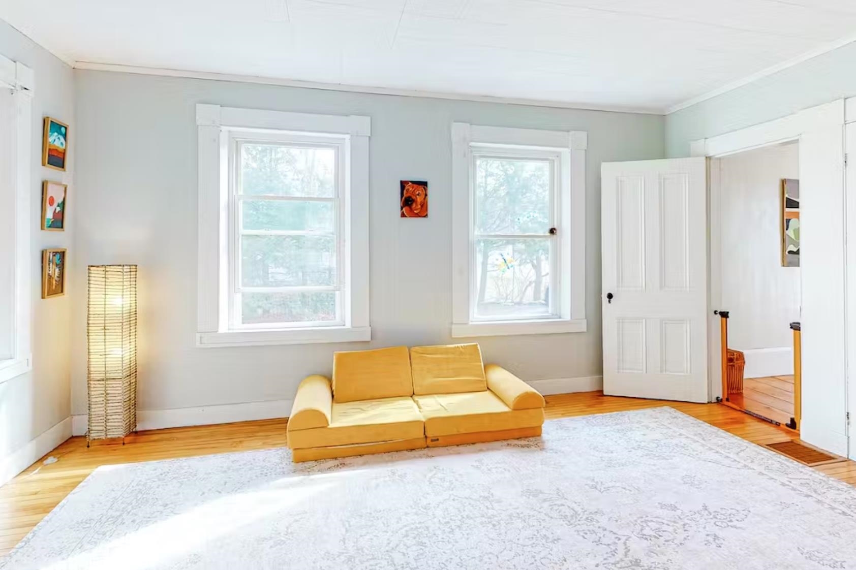 Another of the formal dining area- with less furniture