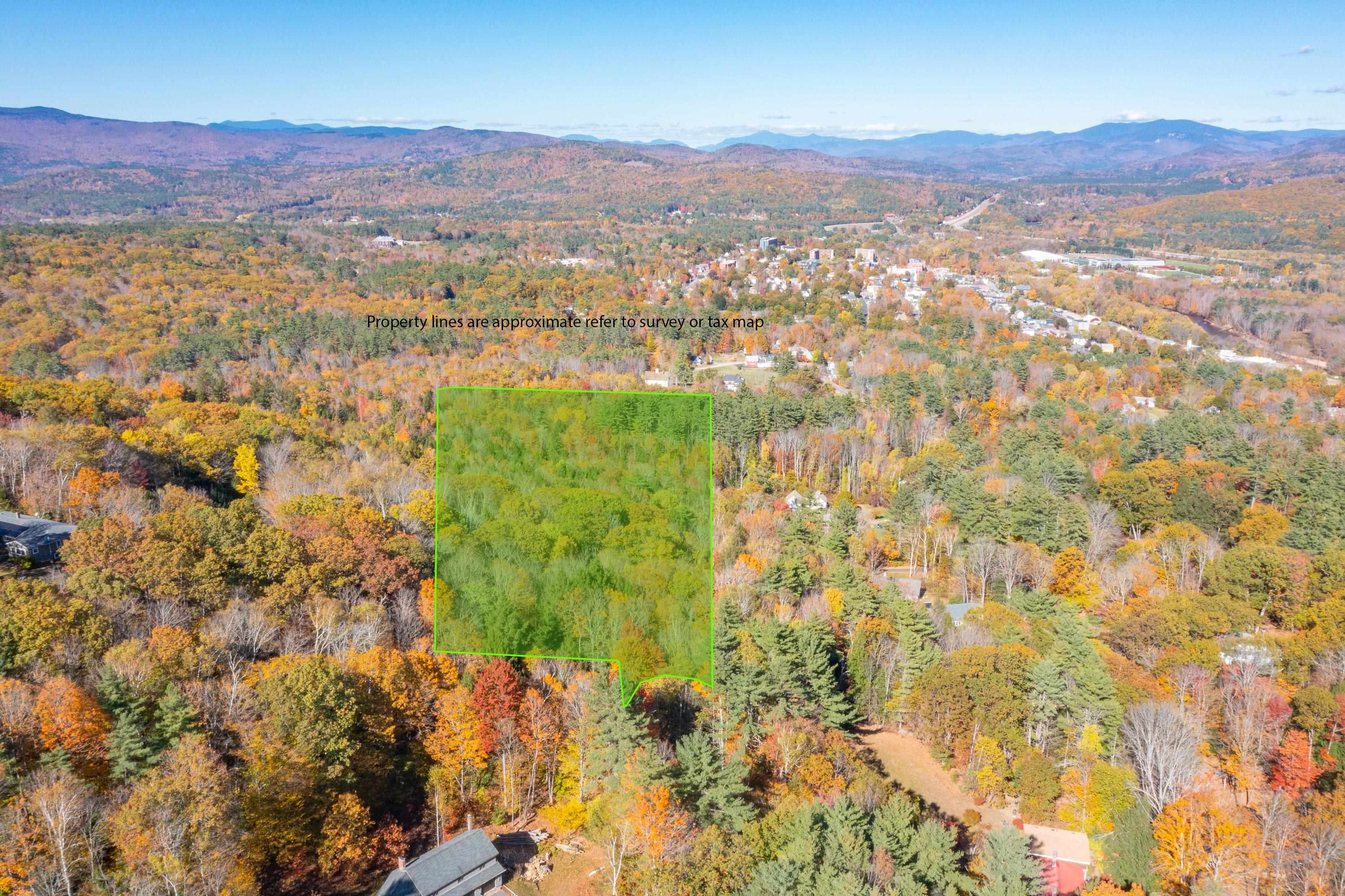 Stretches all the way down the hill