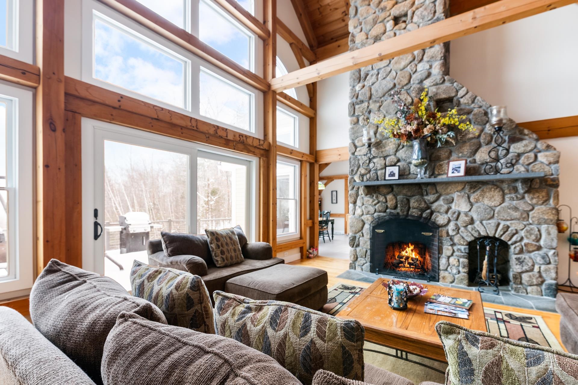 Living Room with Fireplace