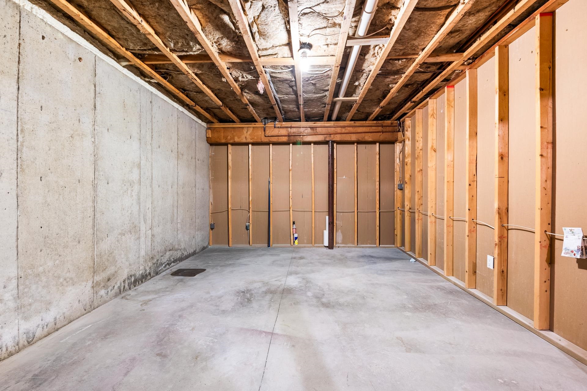 Additional storage in basement